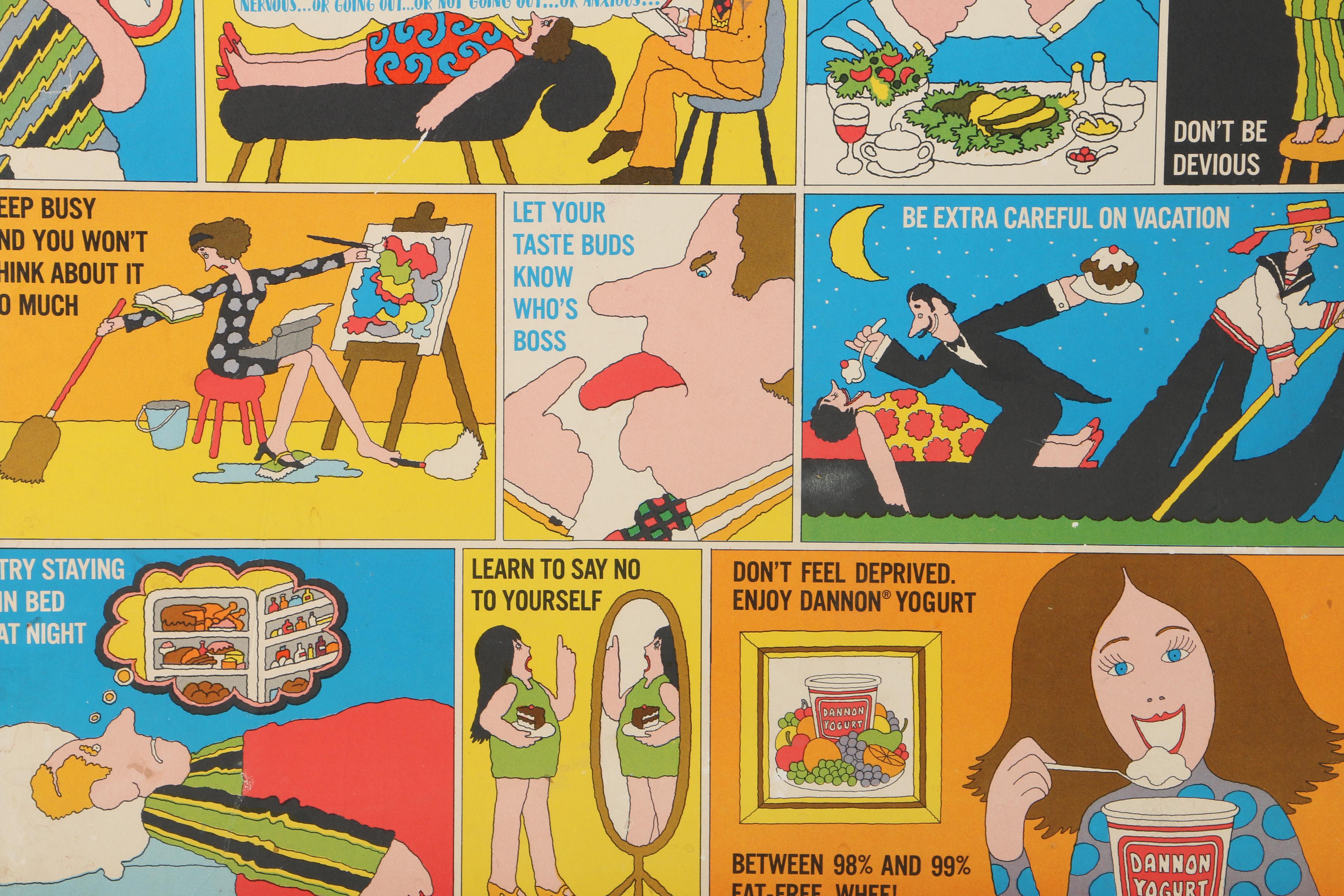 Offset Lithograph Advertisement After Push Pin Studios For Dannon Yogurt