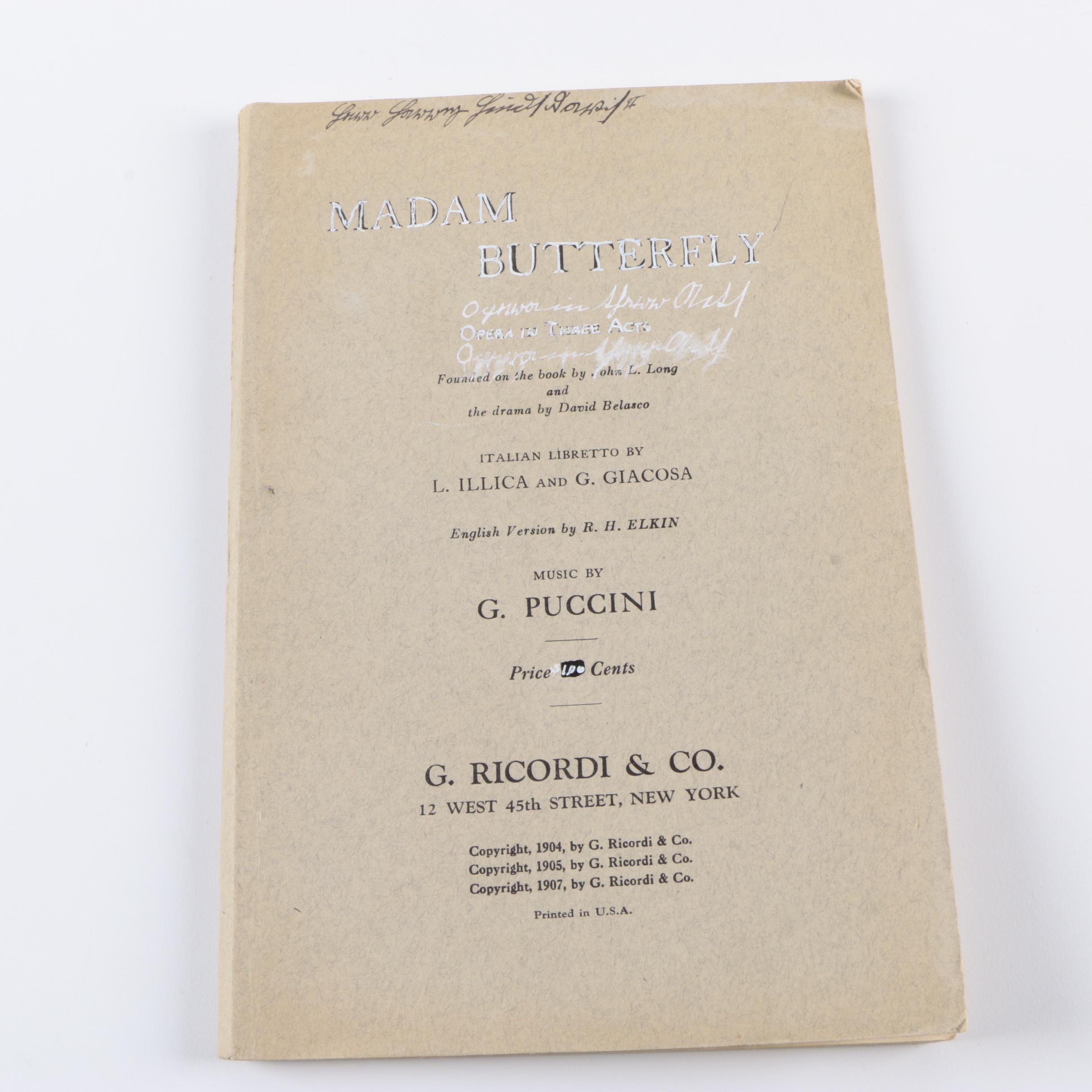 Vintage Opera Libretti and Programs