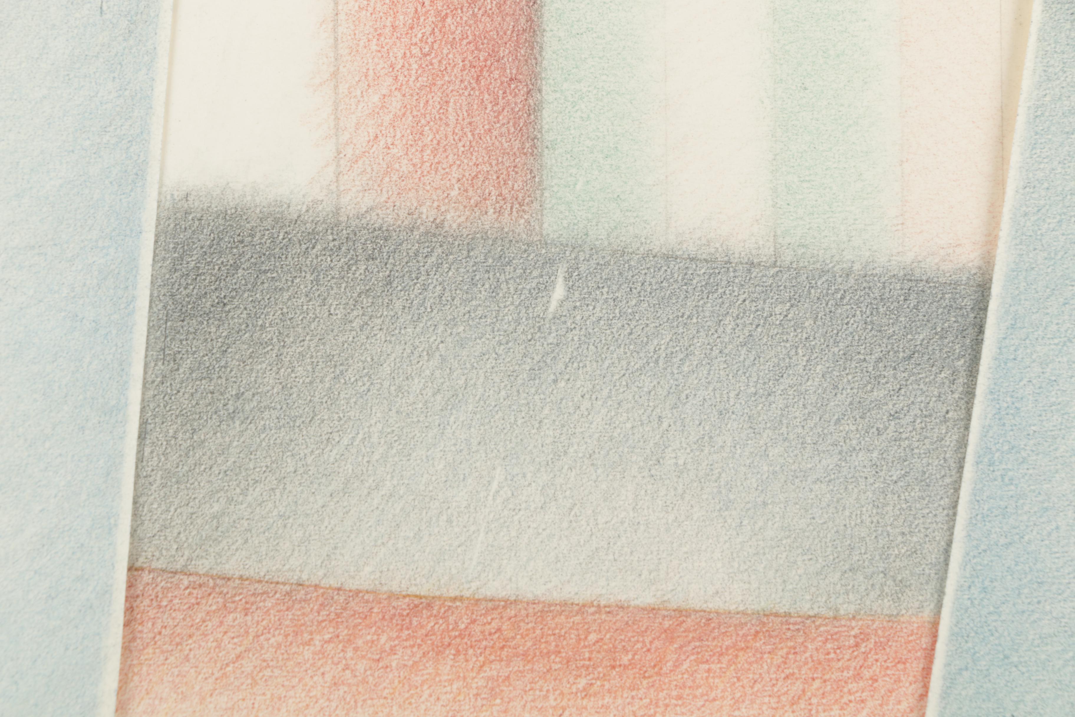 Diane Pepe Mixed Media with Cut Paper "Pier Reflections Nova Scotia"