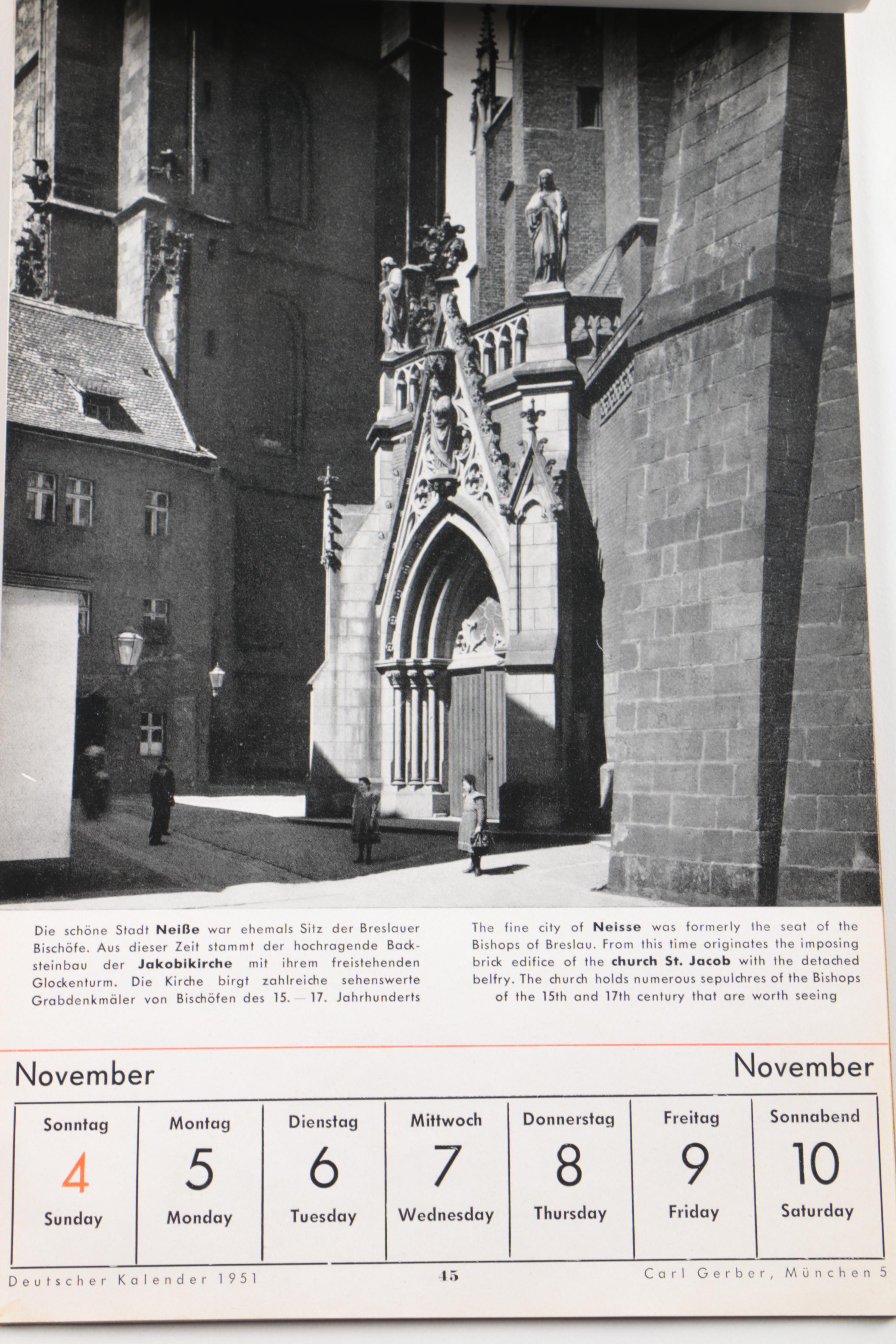 Vintage German Calendars