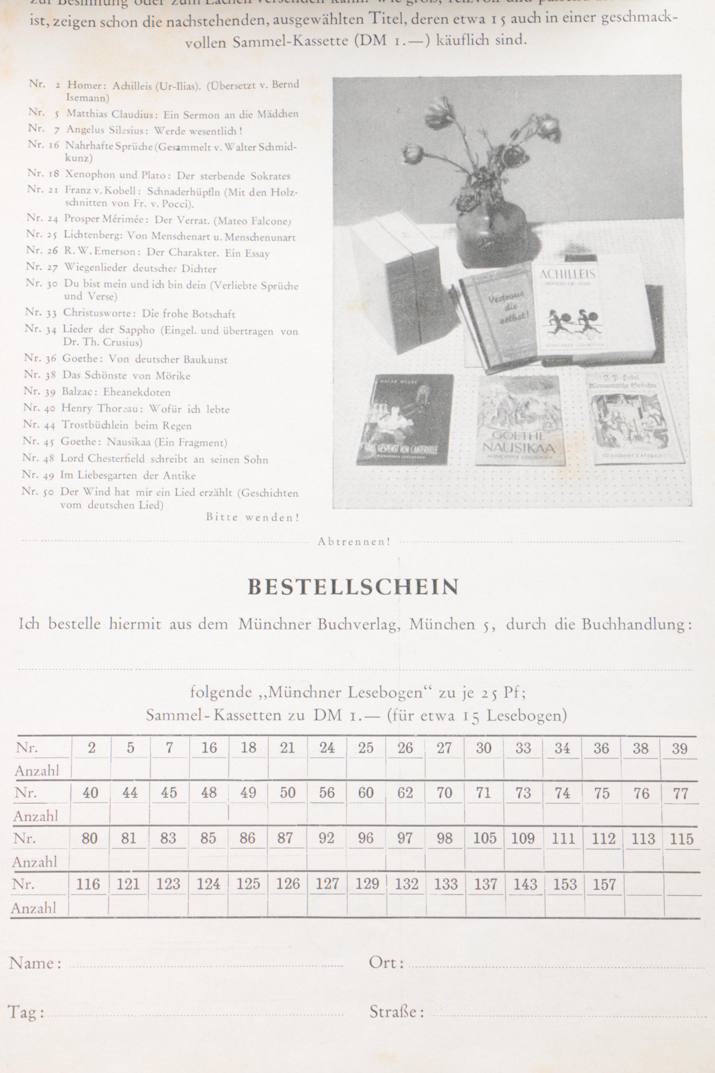 Vintage German Calendars