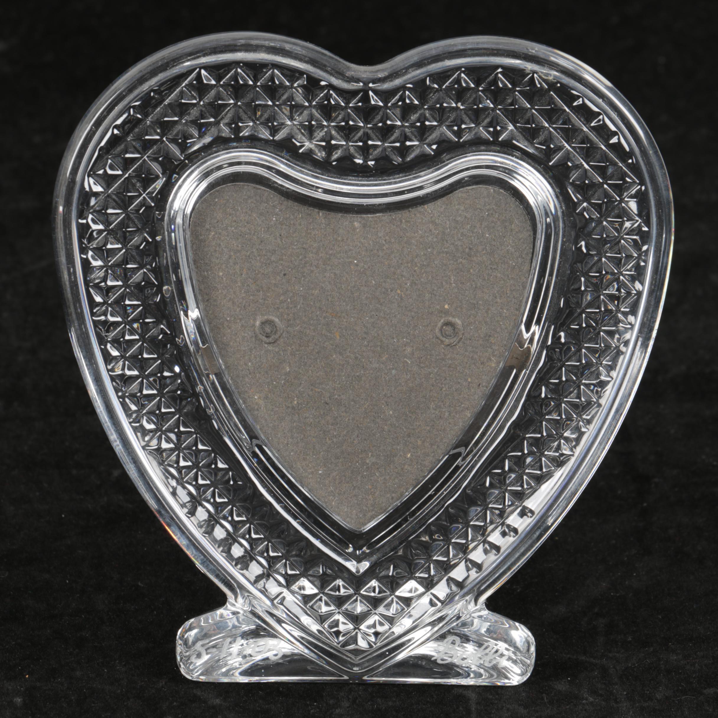 Vintage Waterford Crystal Picture Frame