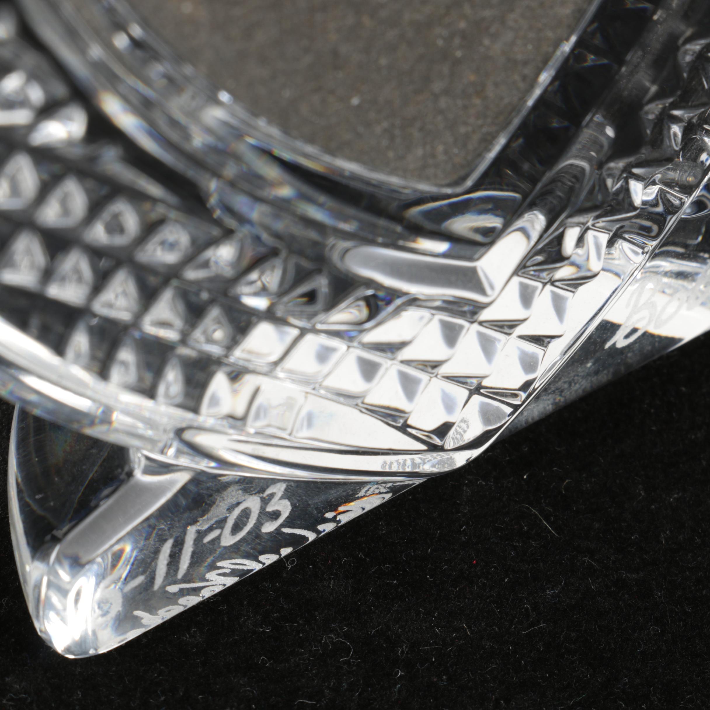 Vintage Waterford Crystal Picture Frame