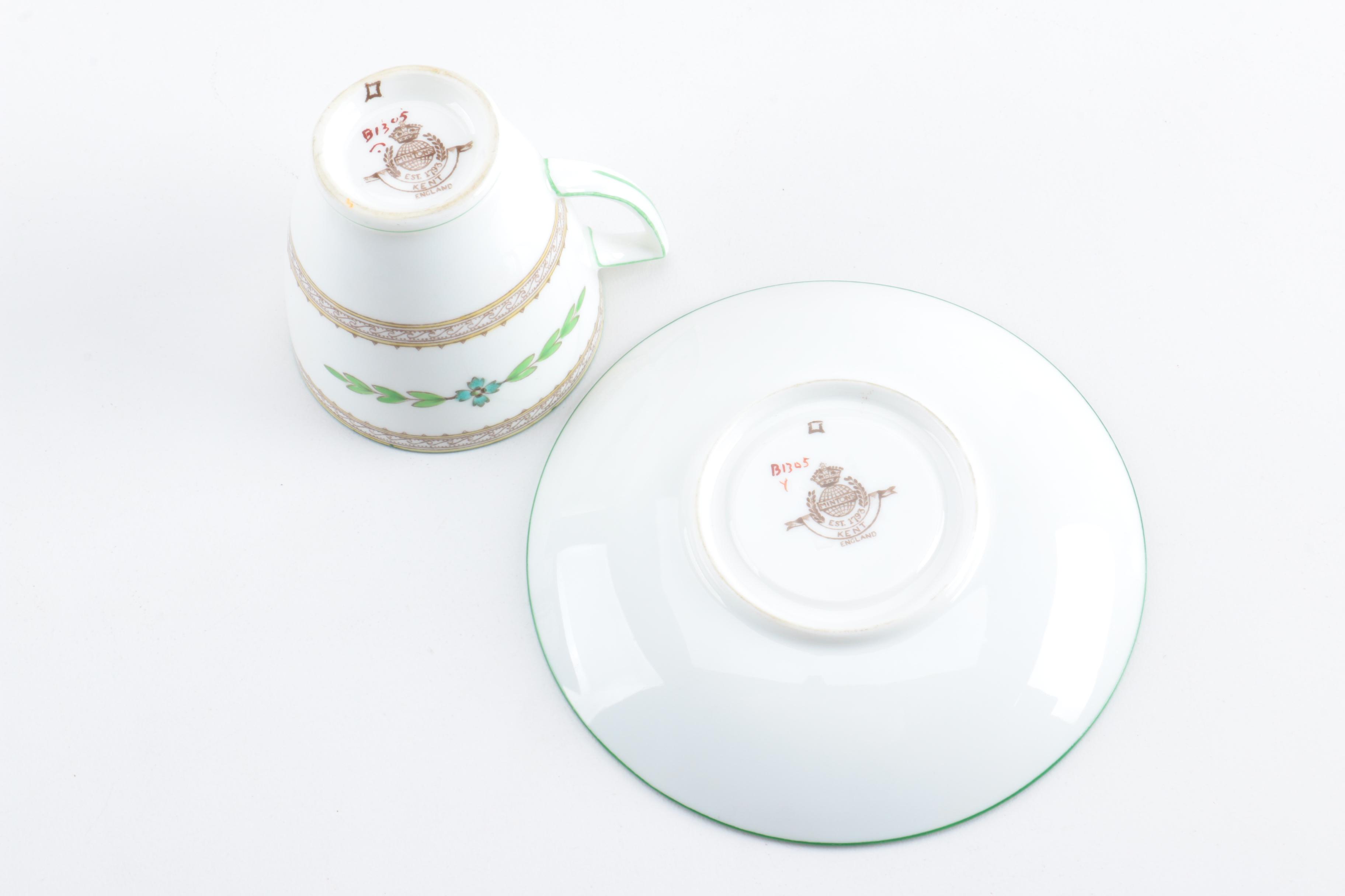 Vintage Minton Porcelain Teacups and Saucers