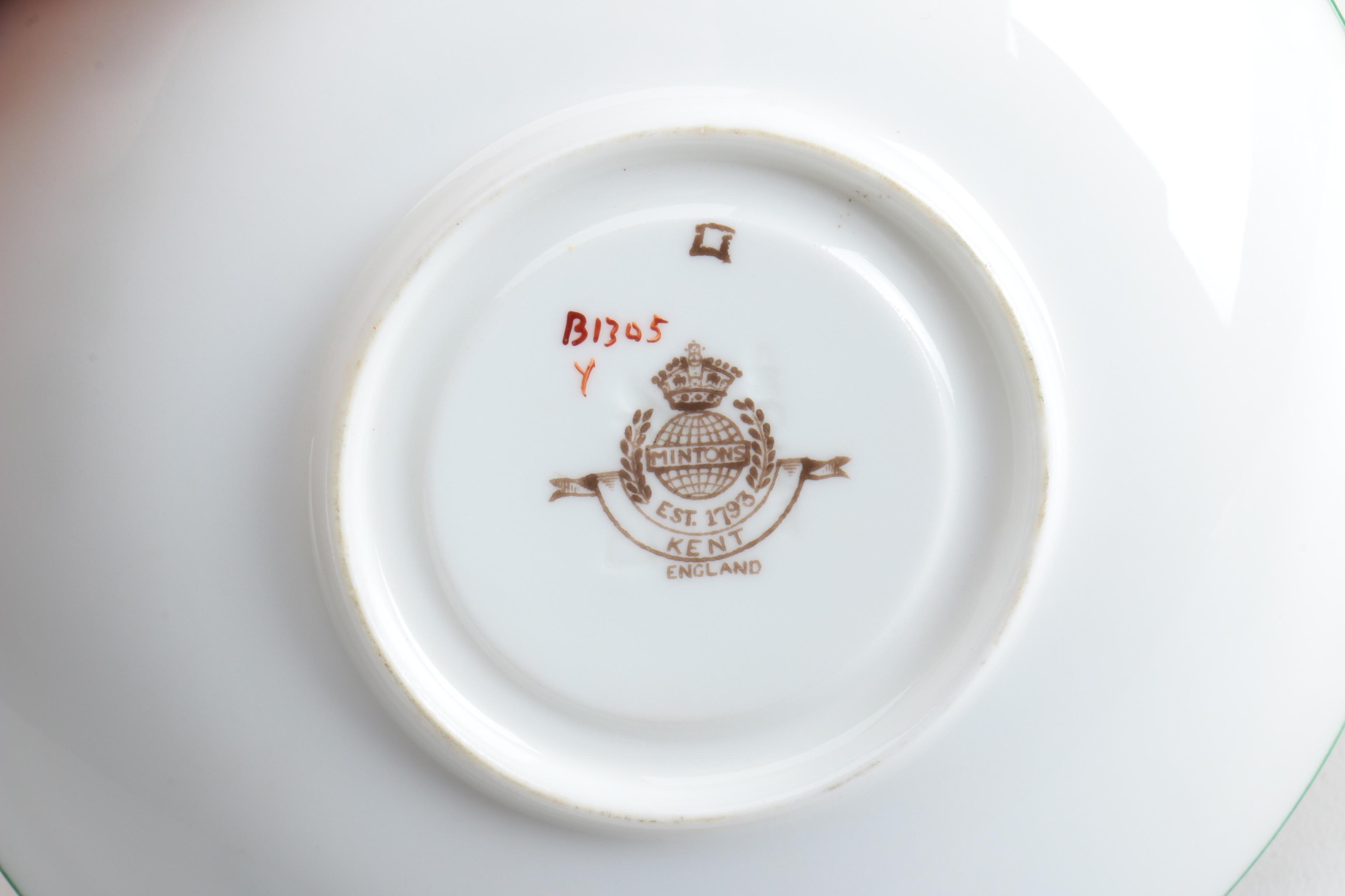 Vintage Minton Porcelain Teacups and Saucers