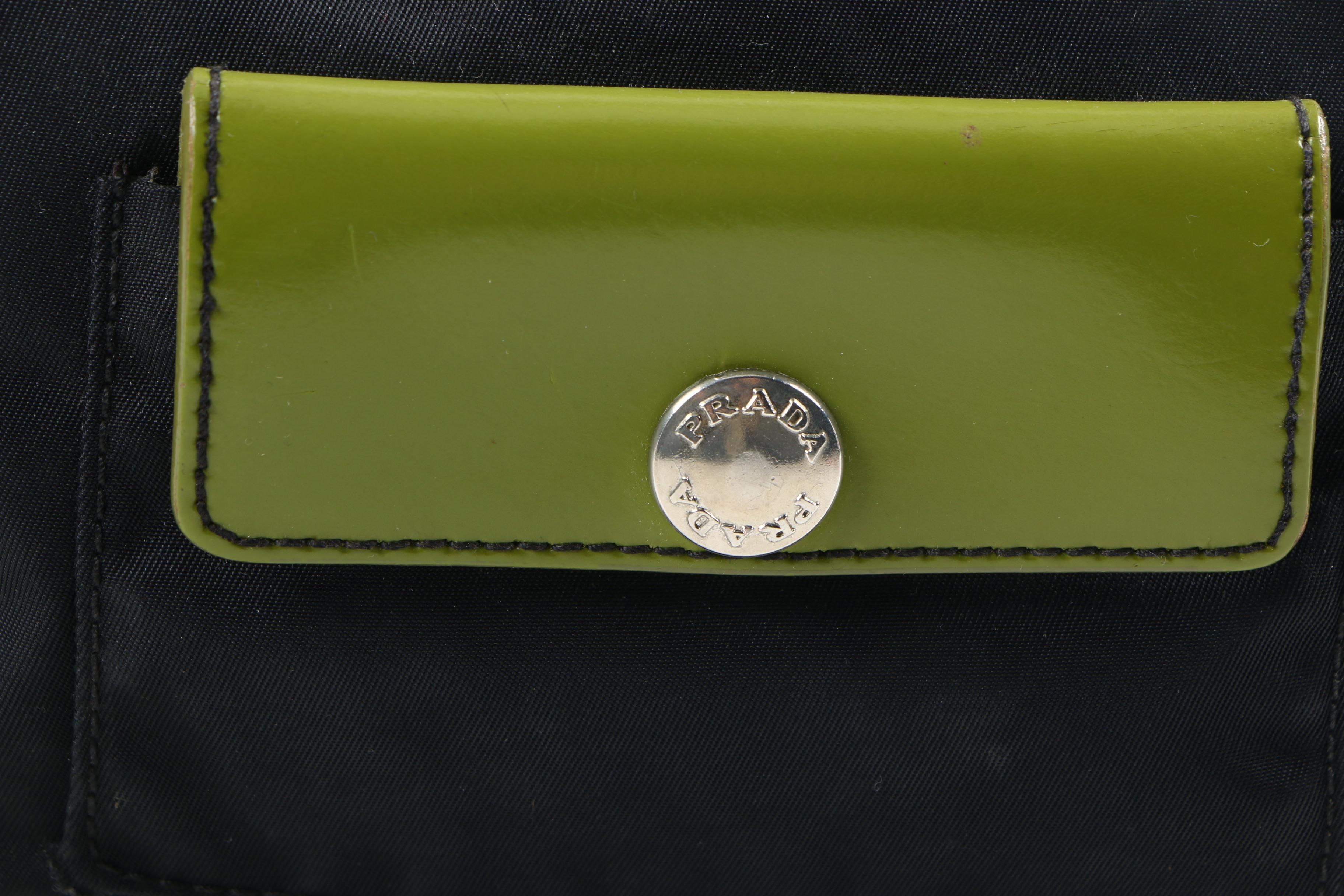 Prada Nylon and Leather Purse