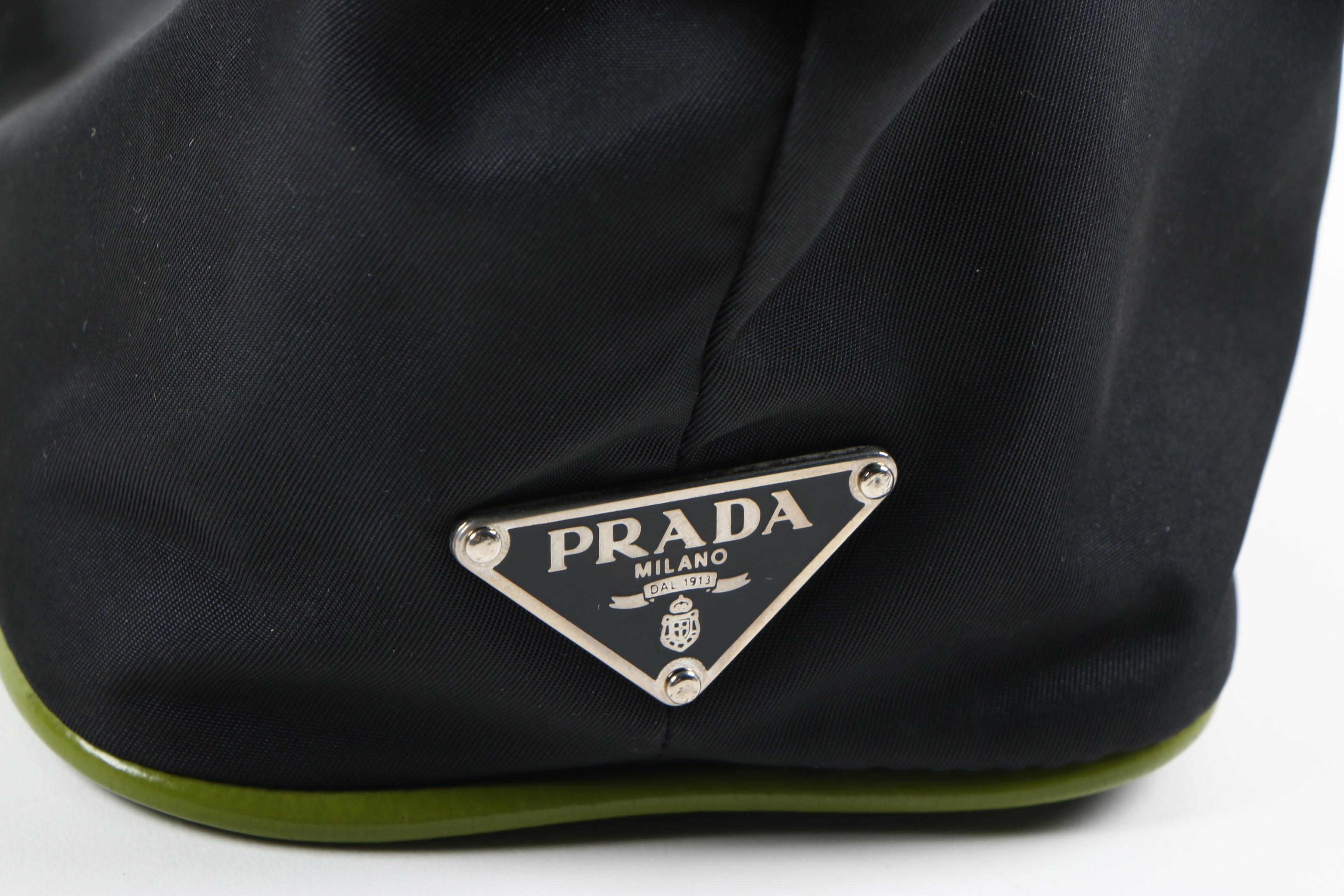 Prada Nylon and Leather Purse