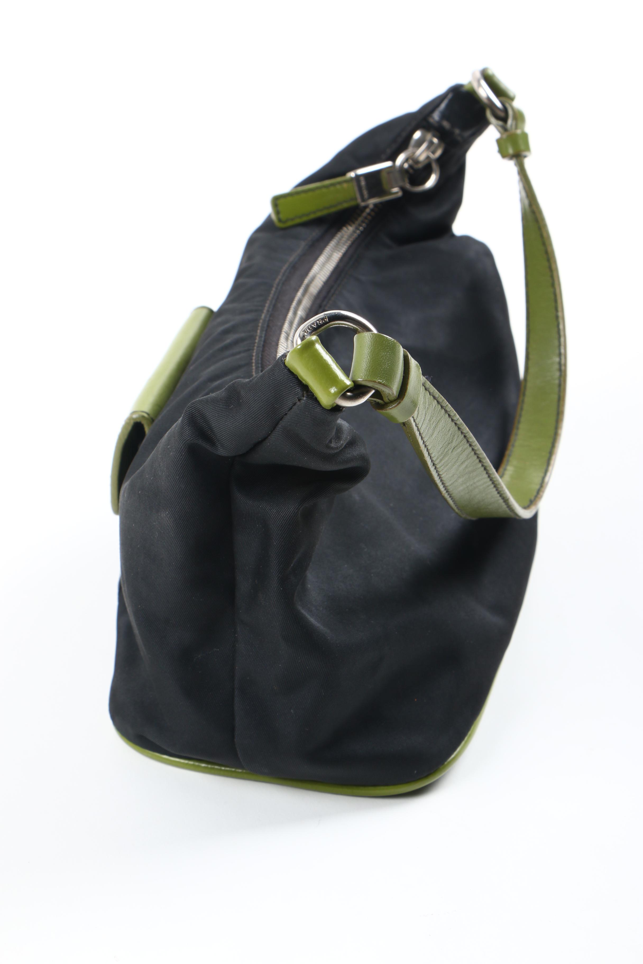 Prada Nylon and Leather Purse