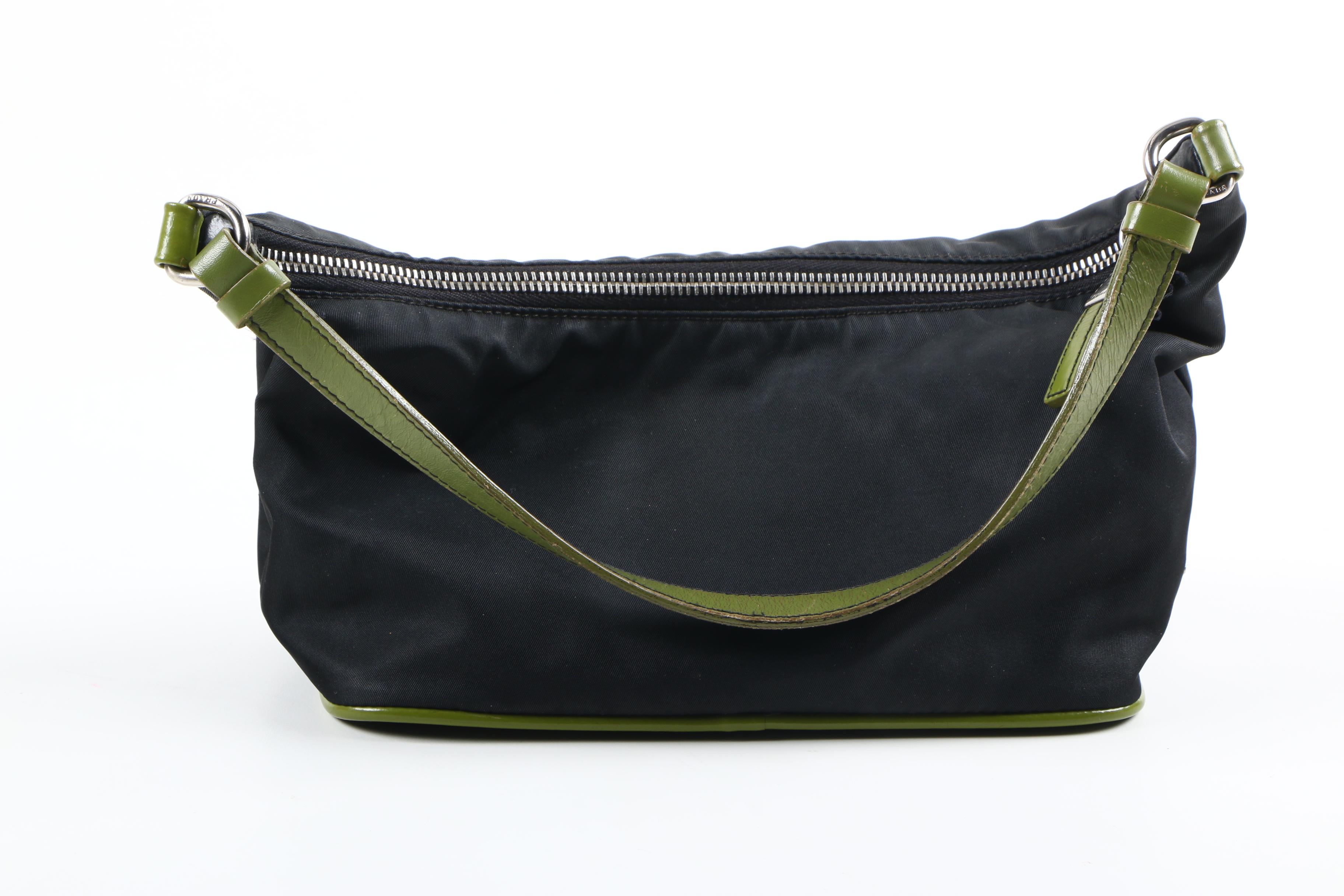 Prada Nylon and Leather Purse