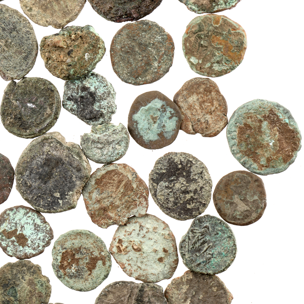 Fifty-Eight Bronze Ancient Roman Imperial Coins