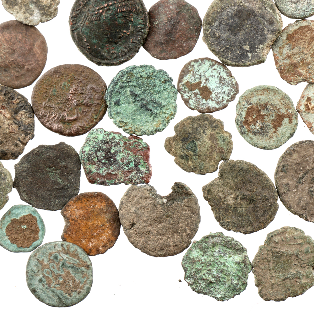 Fifty-Eight Bronze Ancient Roman Imperial Coins