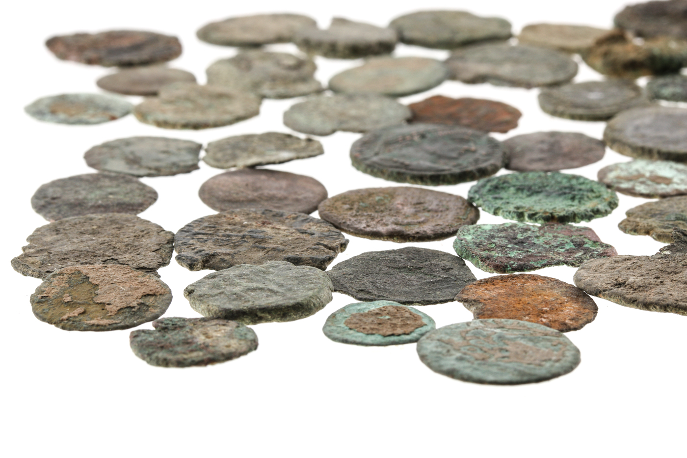 Fifty-Eight Bronze Ancient Roman Imperial Coins