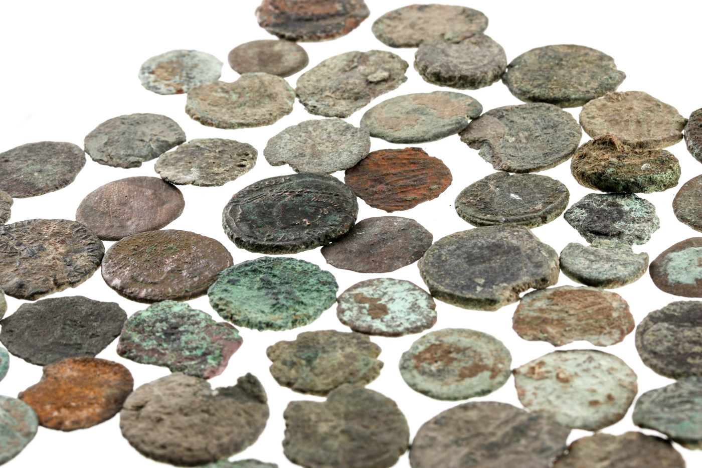 Fifty-Eight Bronze Ancient Roman Imperial Coins