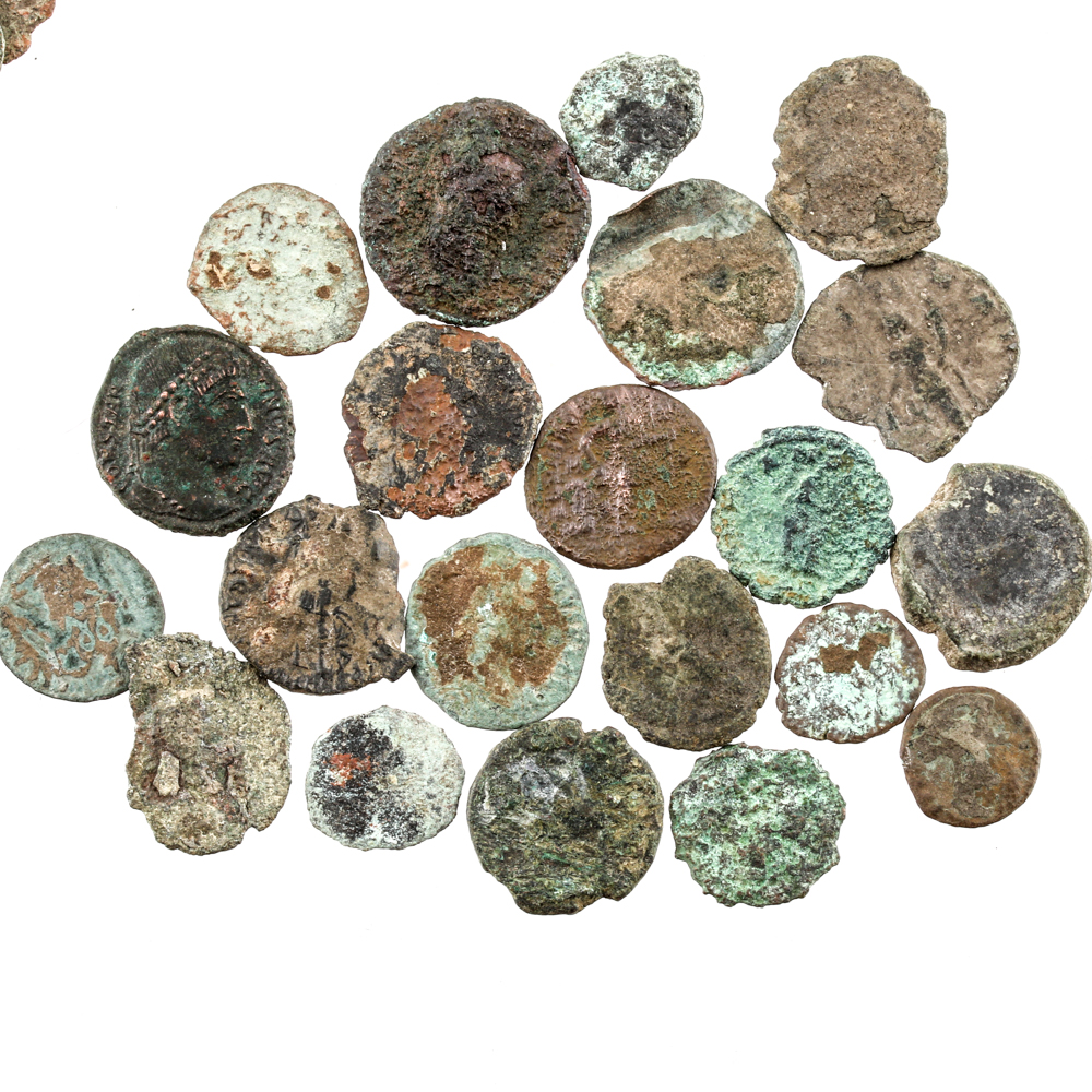 Fifty-Eight Bronze Ancient Roman Imperial Coins