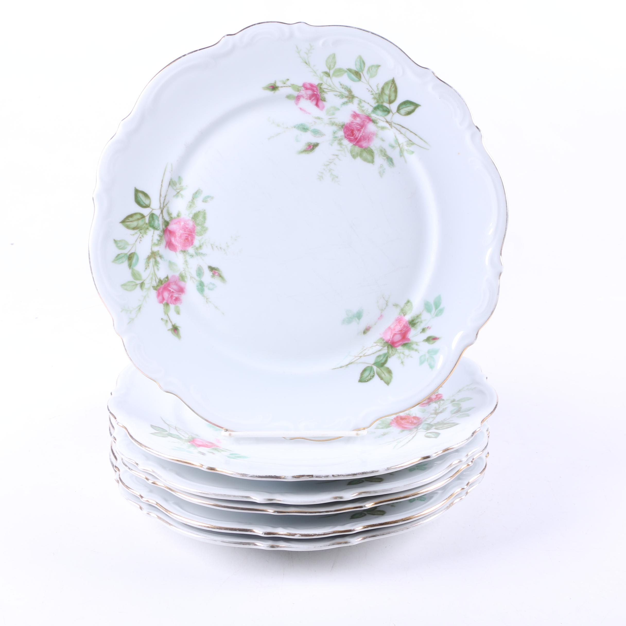 Vintage Mitterteich Bavaria "Old Dresden Rose" Tableware