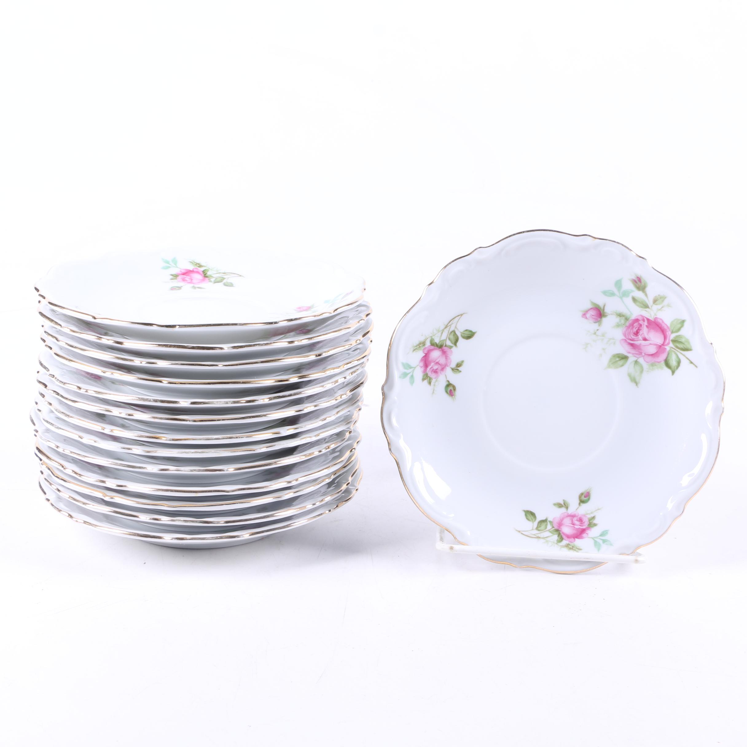 Vintage Mitterteich Bavaria "Old Dresden Rose" Tableware