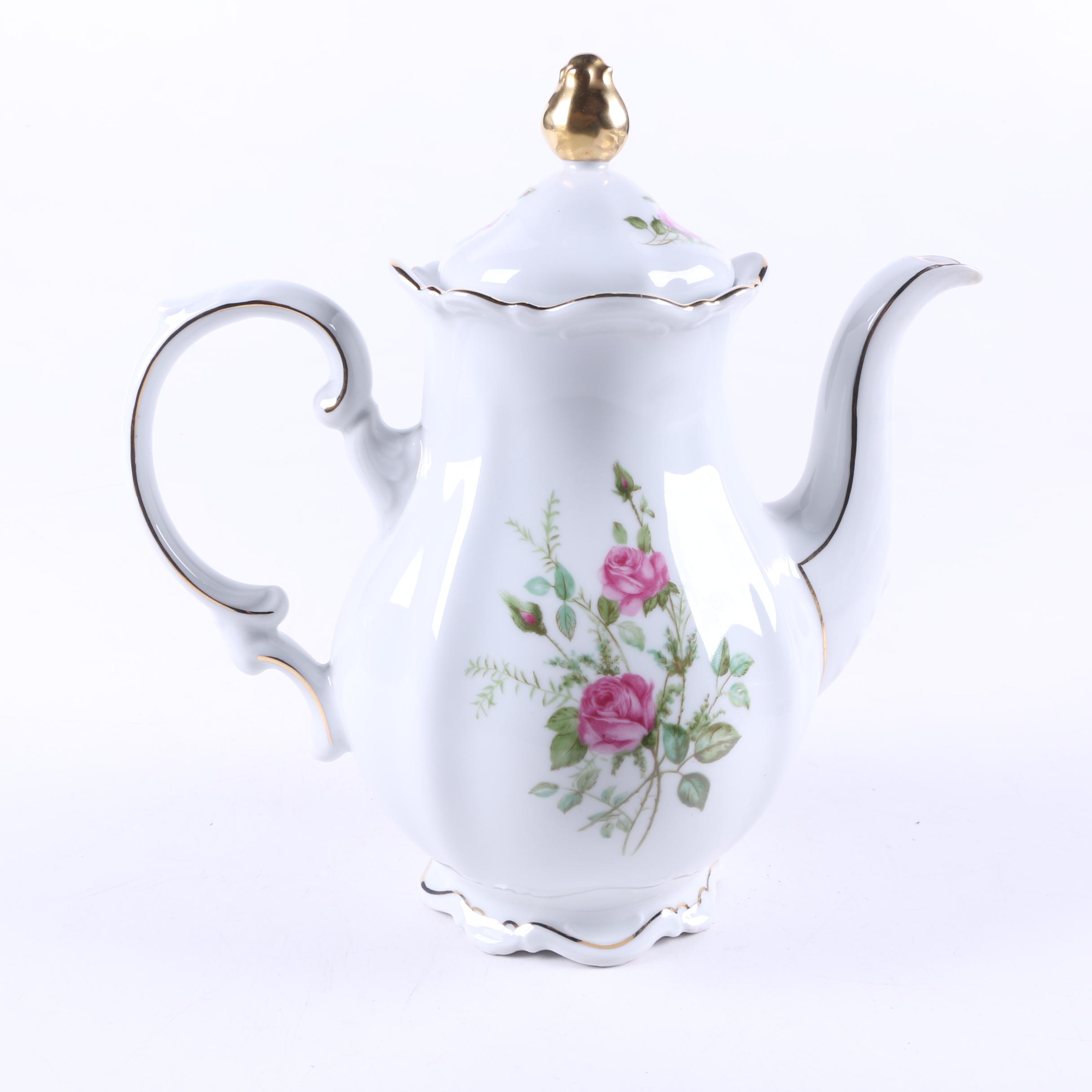 Vintage Mitterteich Bavaria "Old Dresden Rose" Tableware