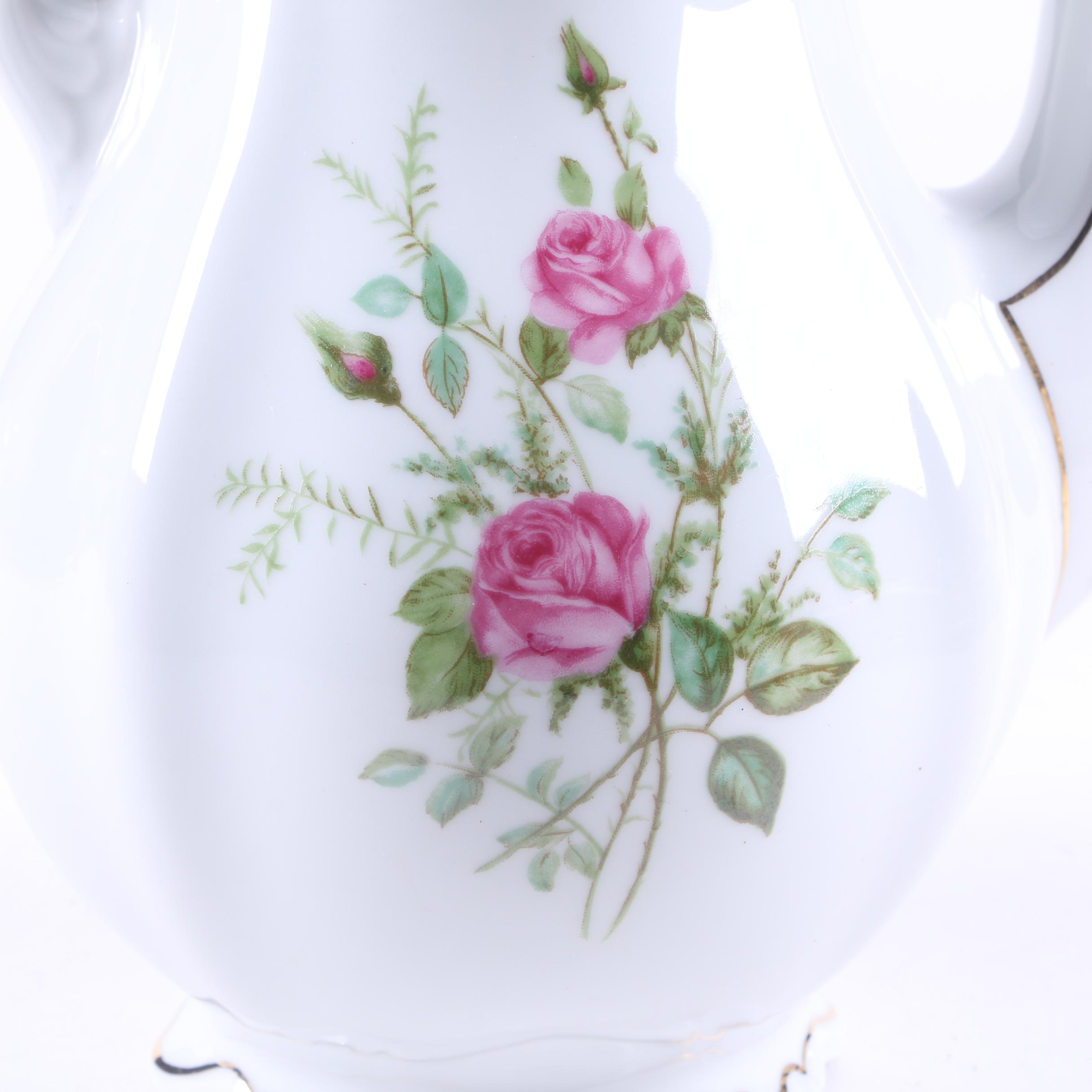 Vintage Mitterteich Bavaria "Old Dresden Rose" Tableware