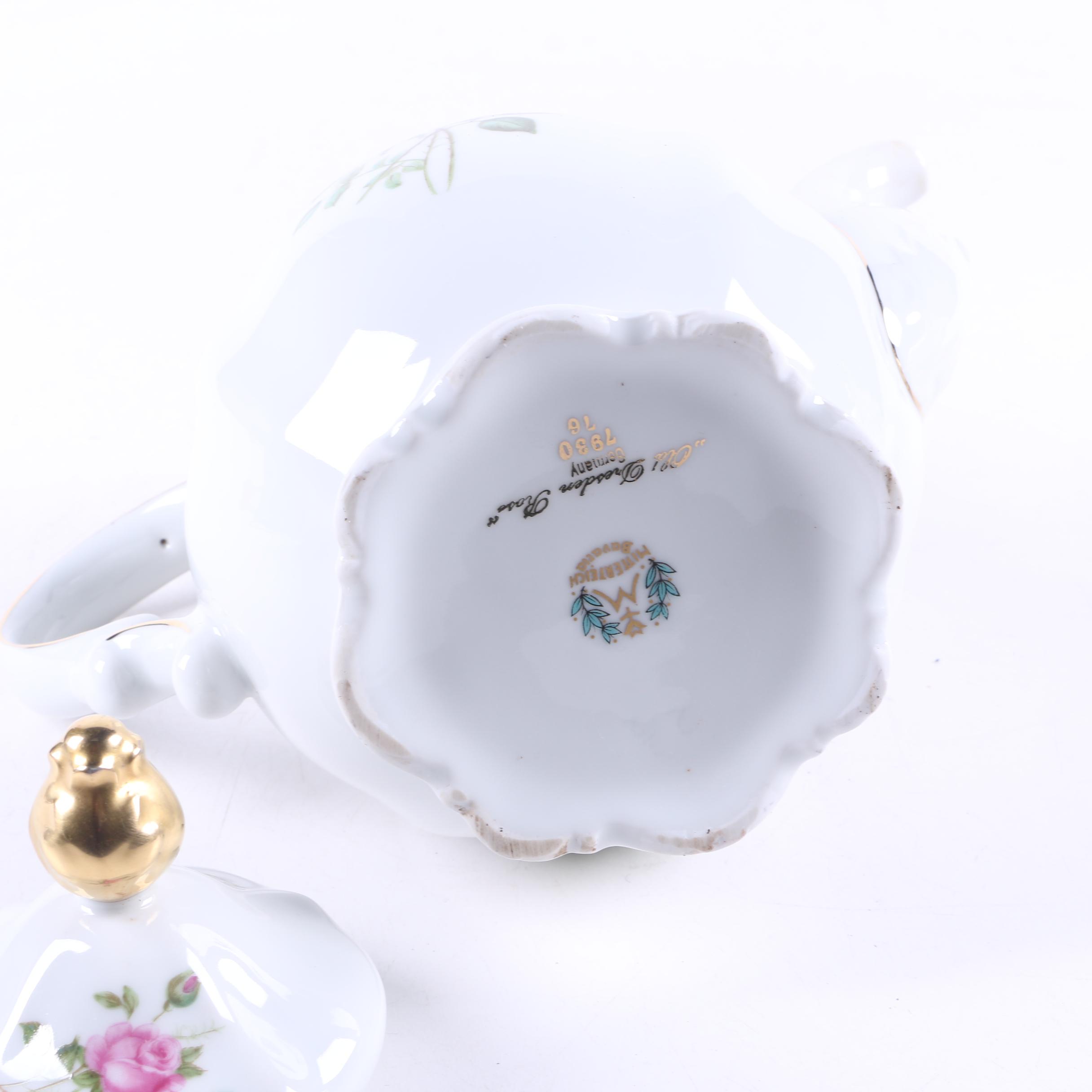 Vintage Mitterteich Bavaria "Old Dresden Rose" Tableware