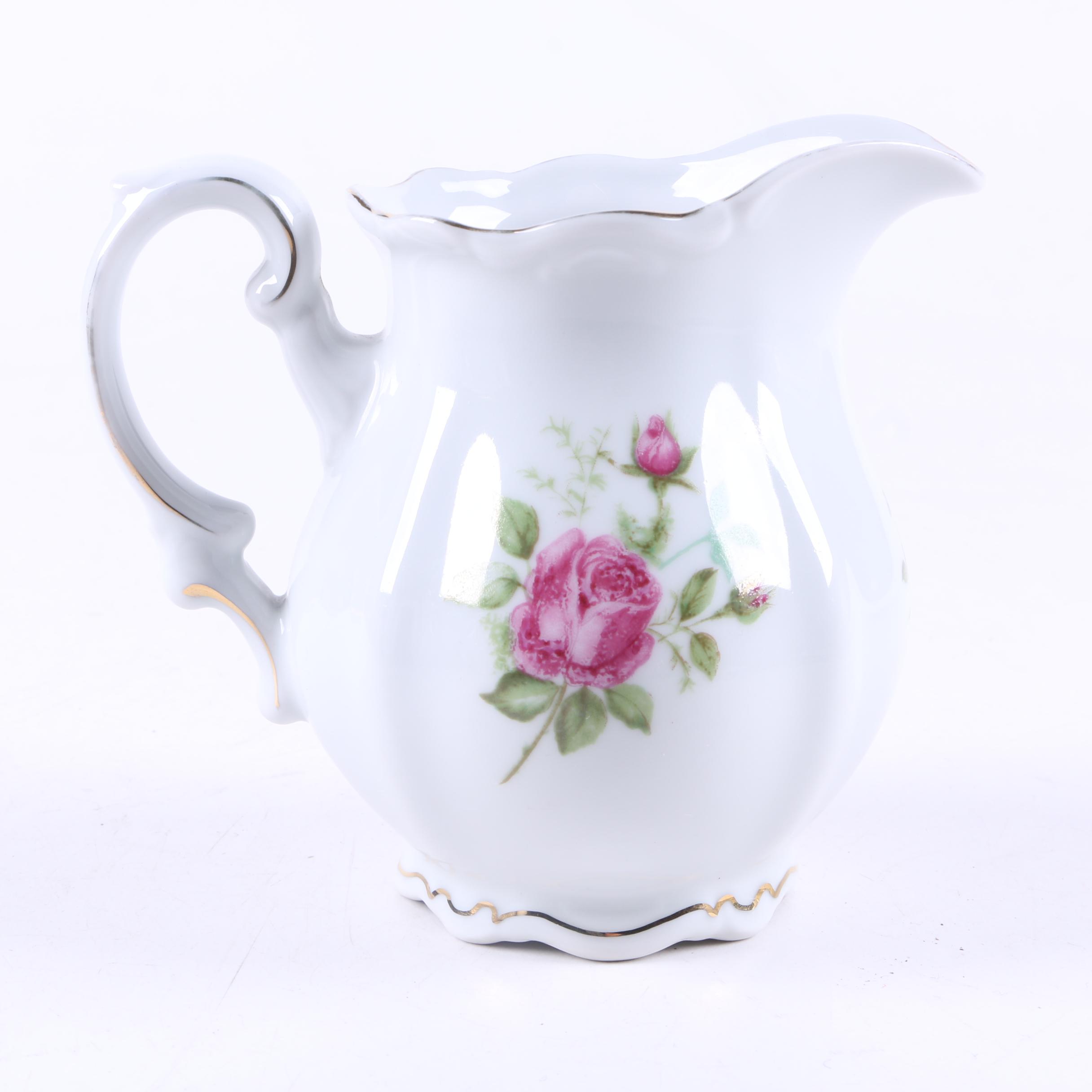 Vintage Mitterteich Bavaria "Old Dresden Rose" Tableware