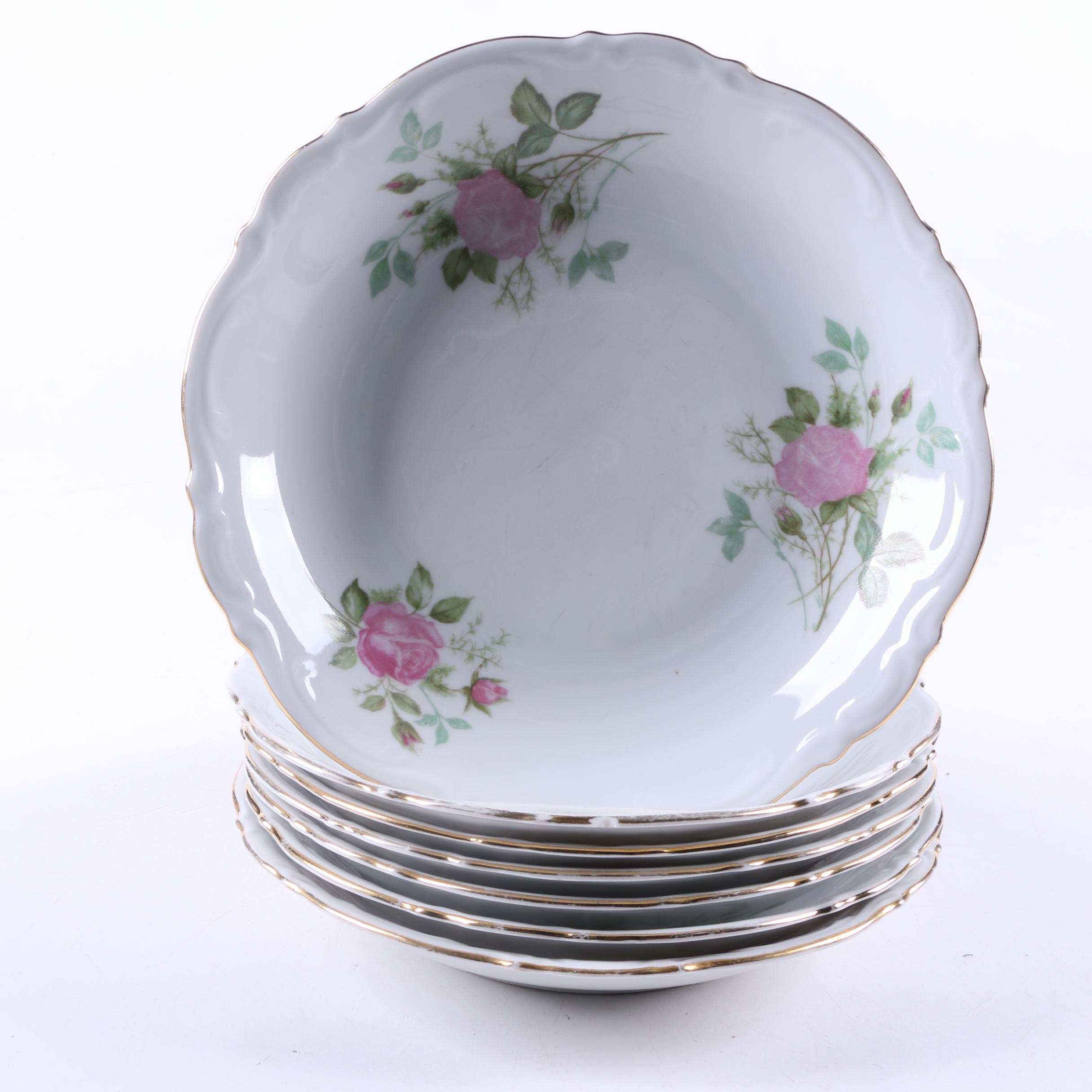 Vintage Mitterteich Bavaria "Old Dresden Rose" Tableware