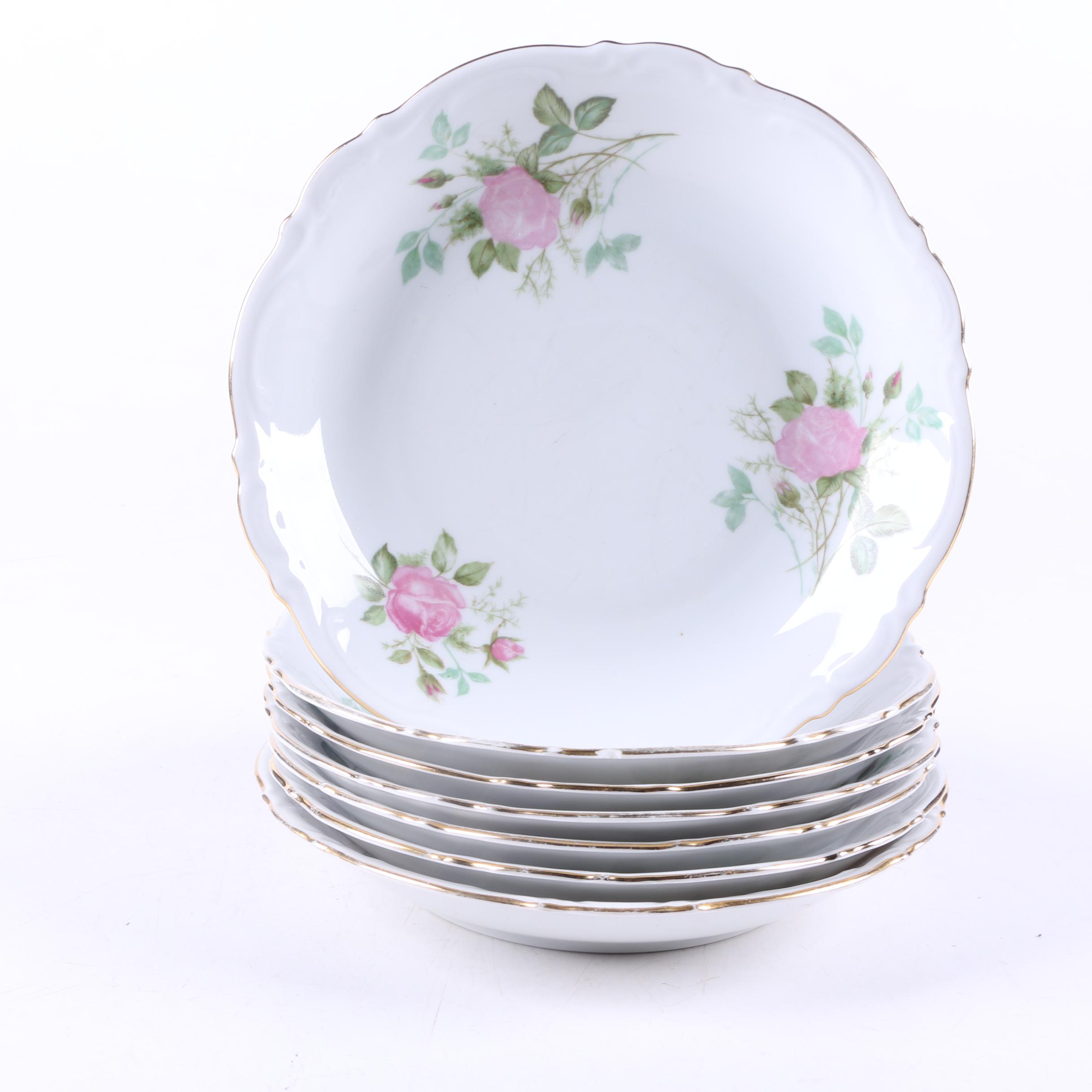 Vintage Mitterteich Bavaria "Old Dresden Rose" Tableware