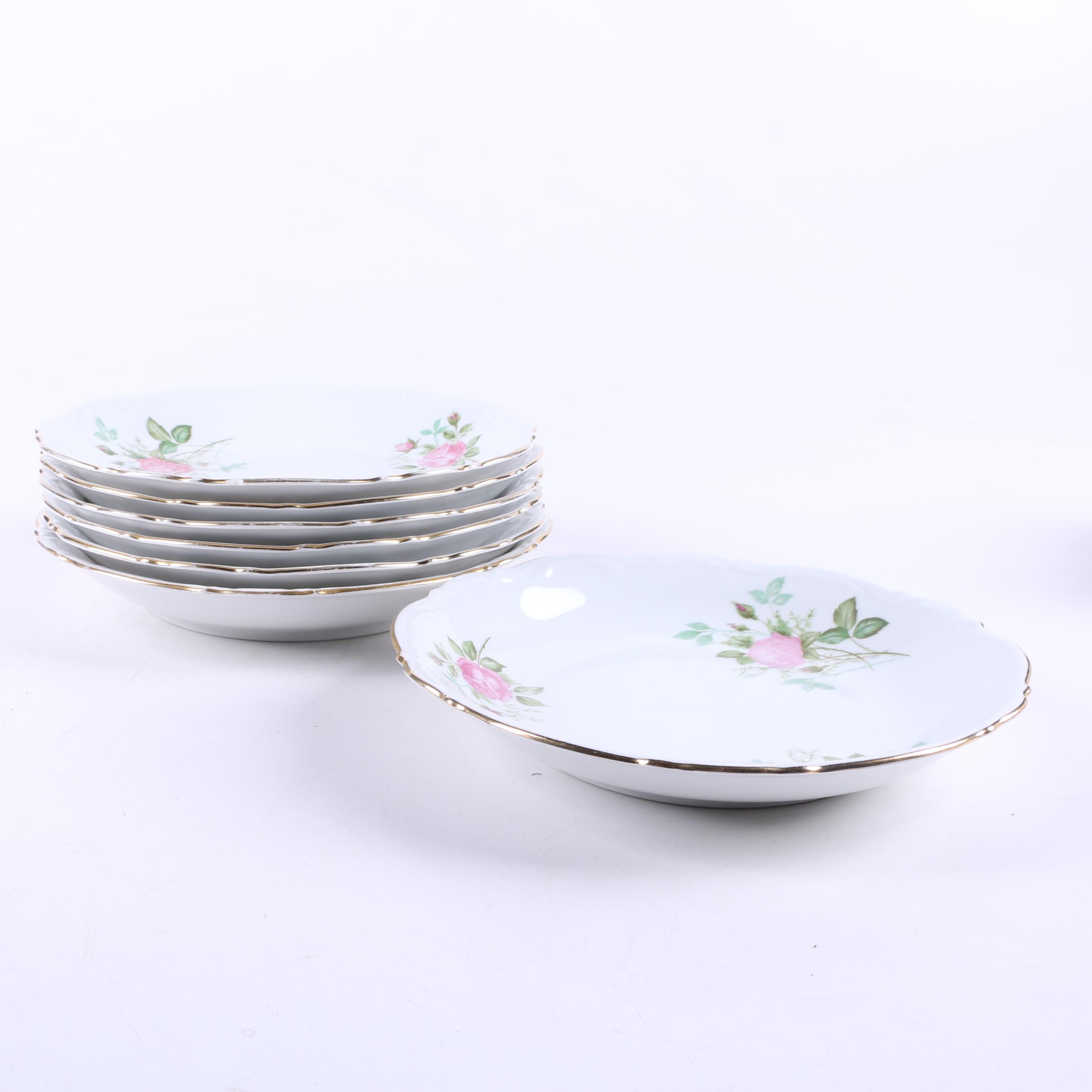 Vintage Mitterteich Bavaria "Old Dresden Rose" Tableware