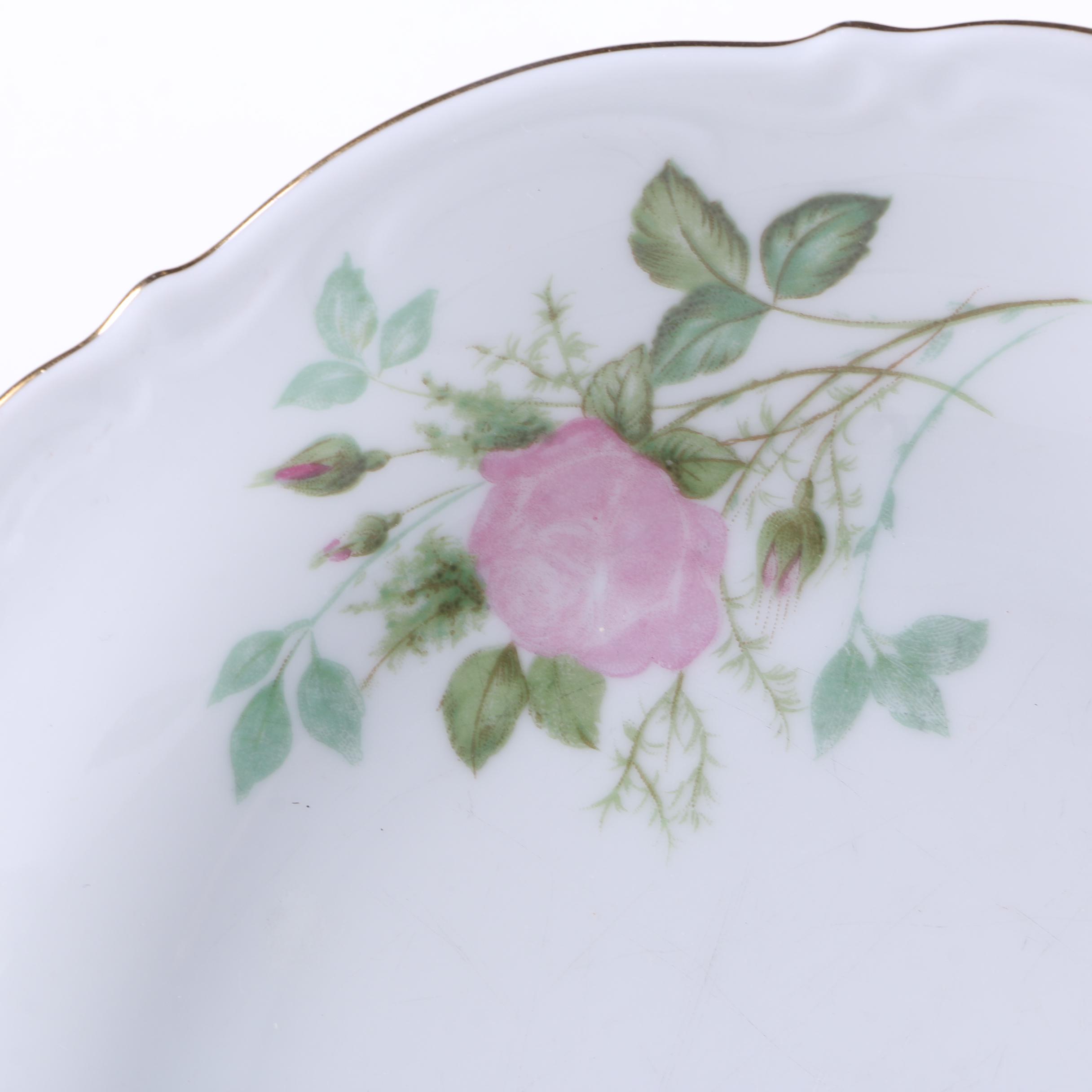 Vintage Mitterteich Bavaria "Old Dresden Rose" Tableware
