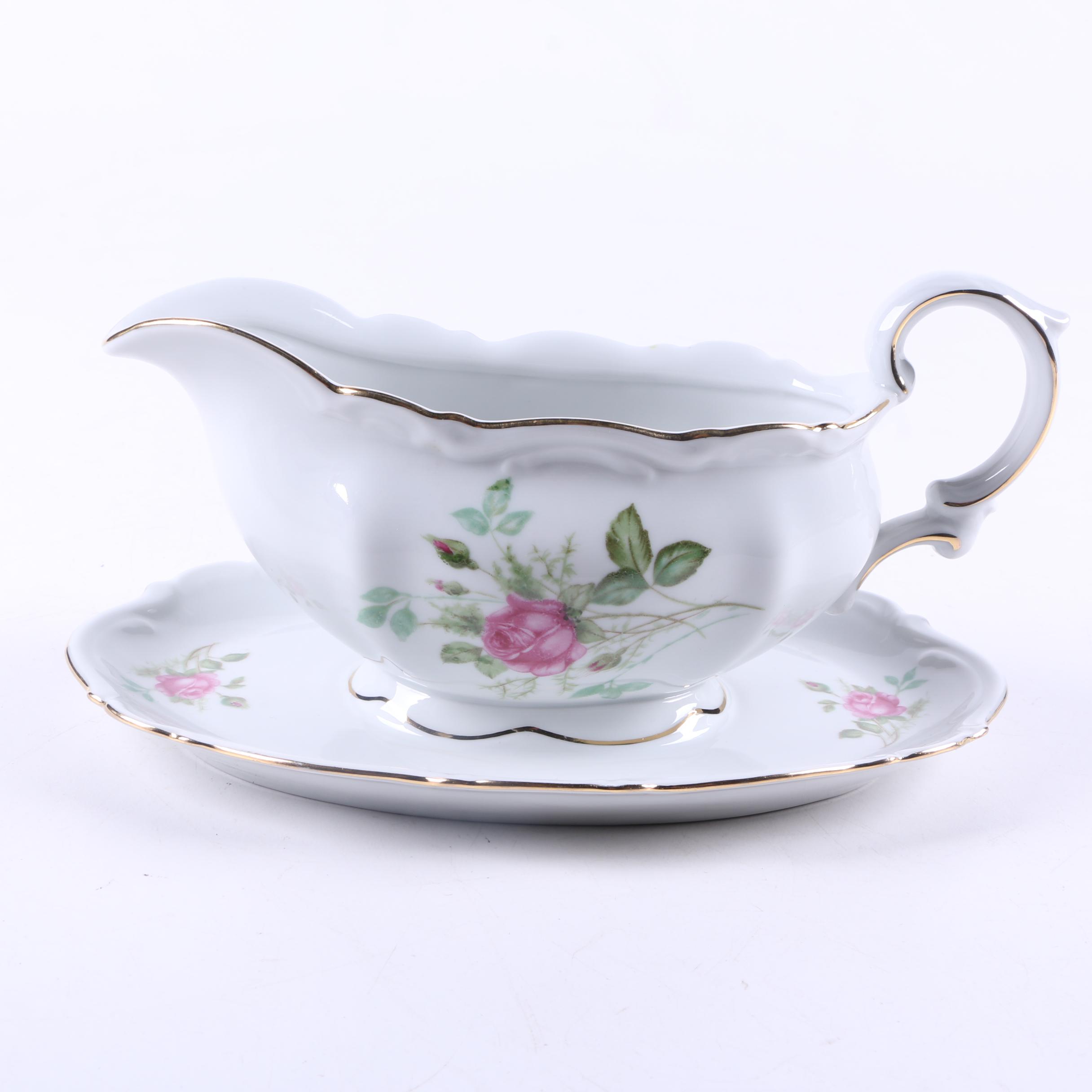 Vintage Mitterteich Bavaria "Old Dresden Rose" Tableware