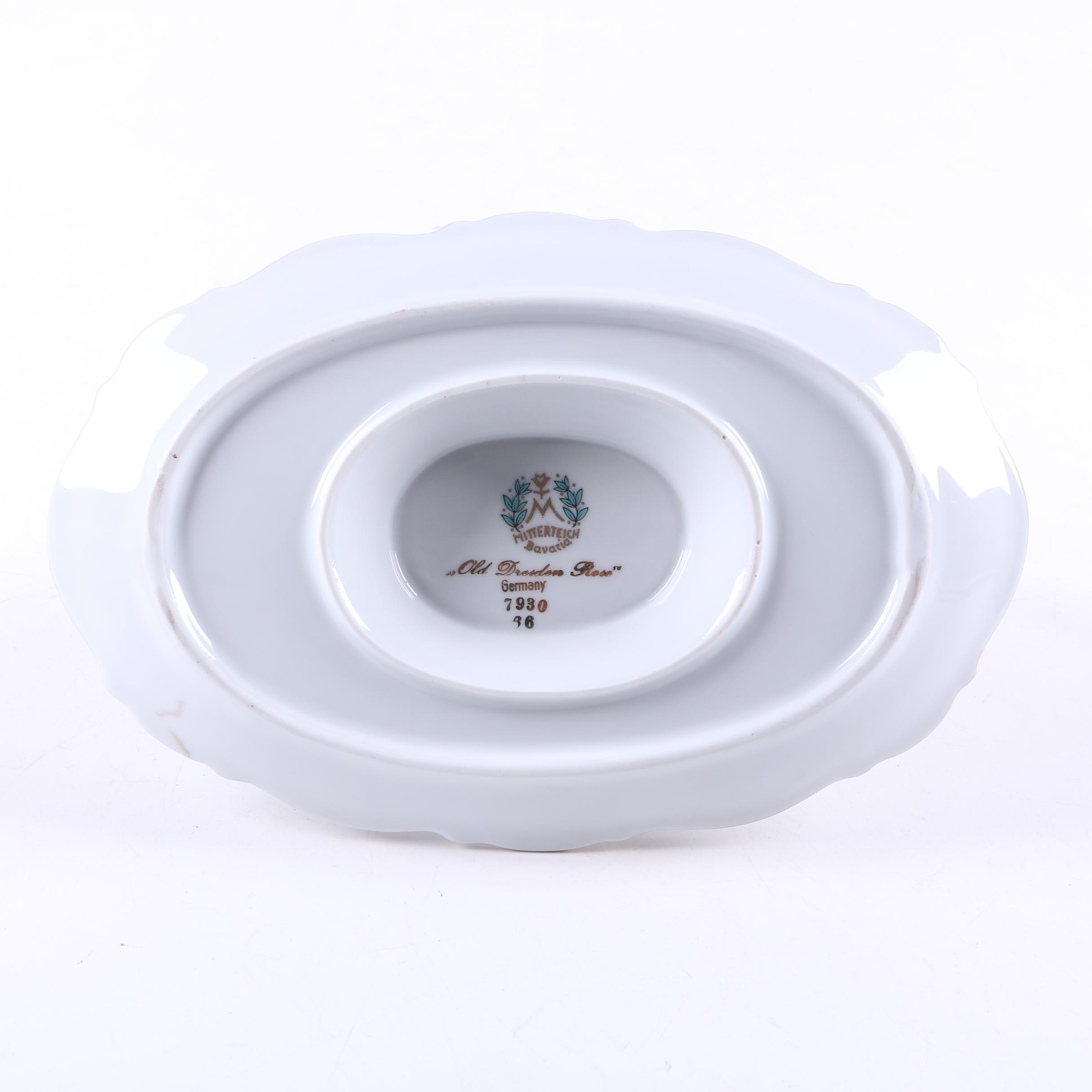 Vintage Mitterteich Bavaria "Old Dresden Rose" Tableware
