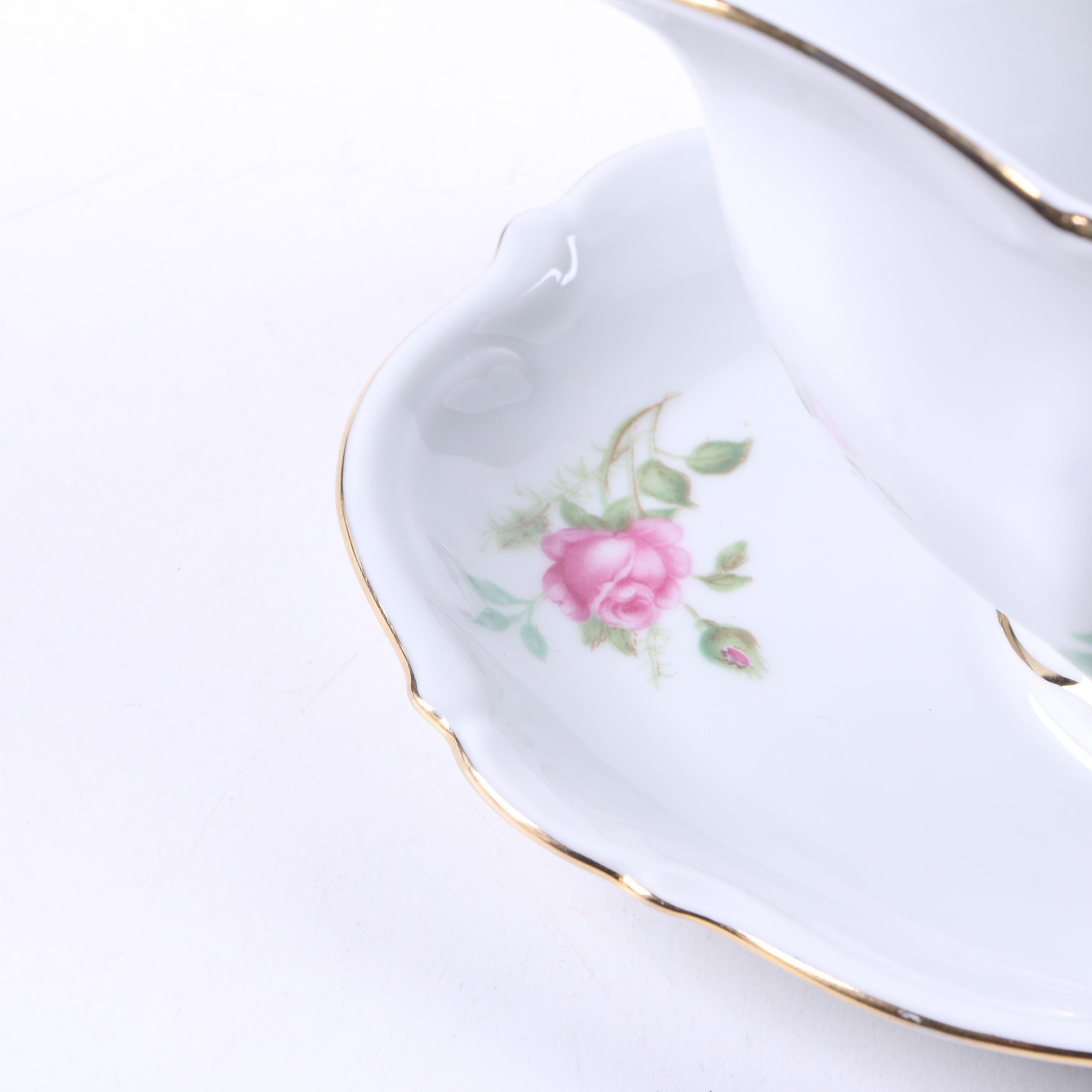 Vintage Mitterteich Bavaria "Old Dresden Rose" Tableware