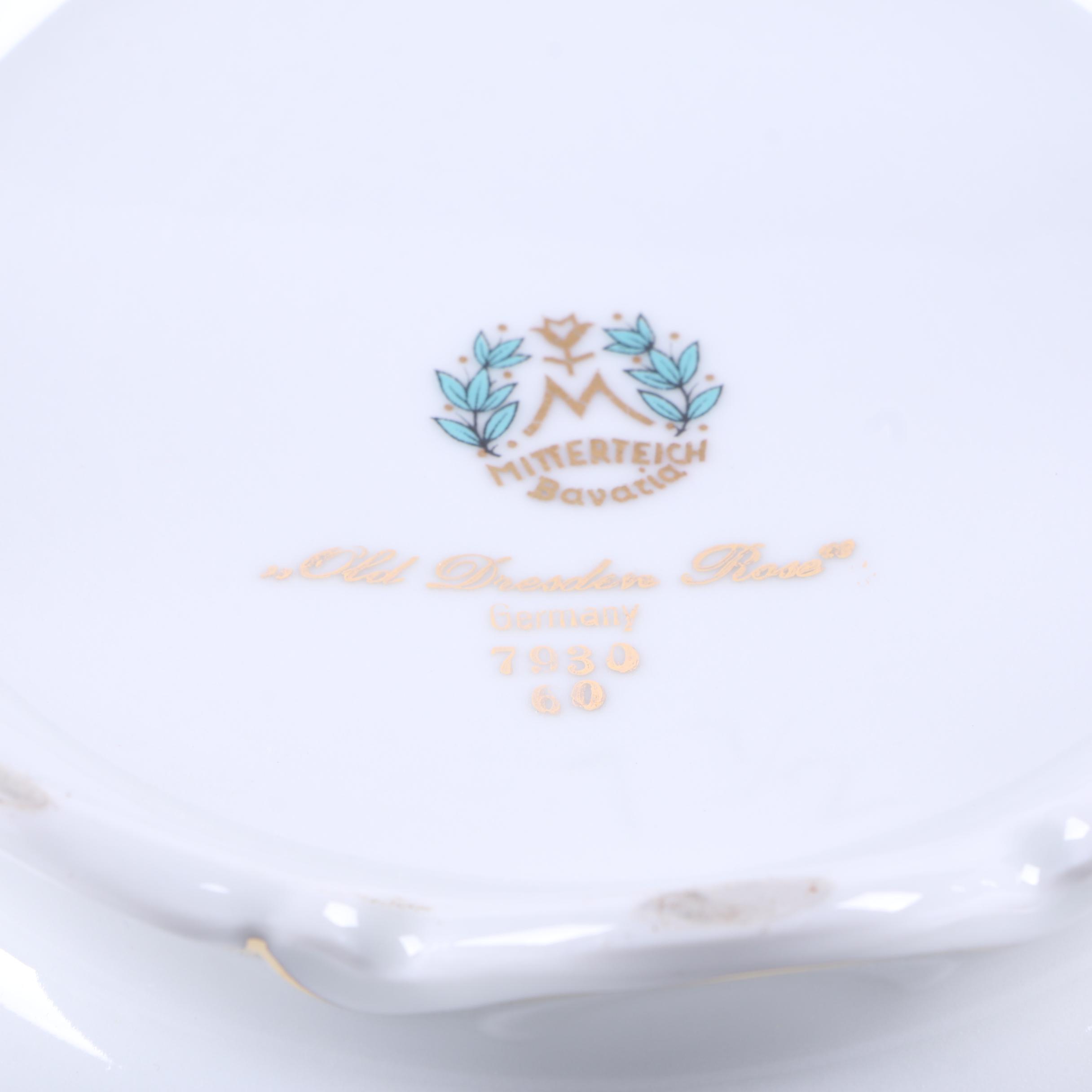 Vintage Mitterteich Bavaria "Old Dresden Rose" Tableware