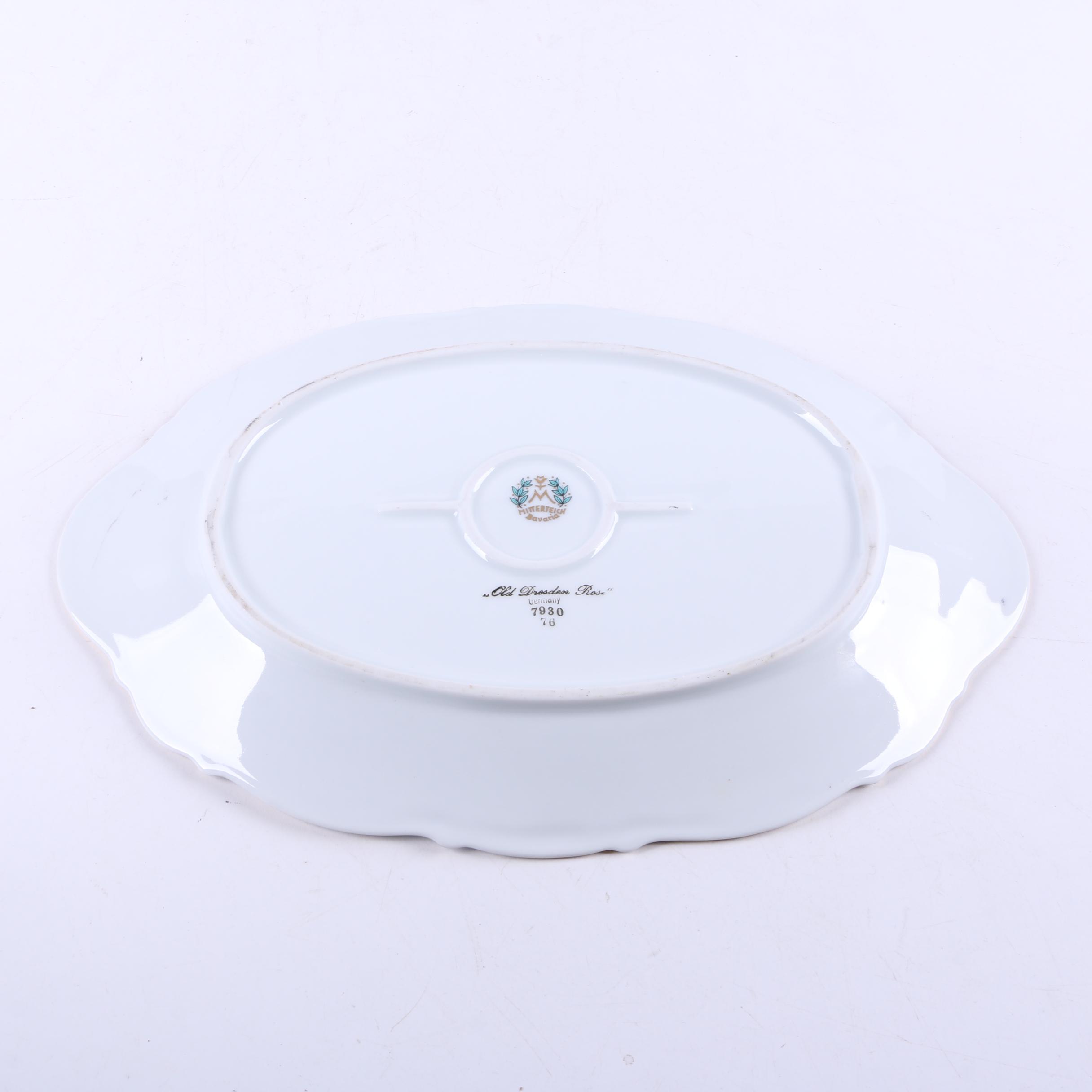 Vintage Mitterteich Bavaria "Old Dresden Rose" Tableware