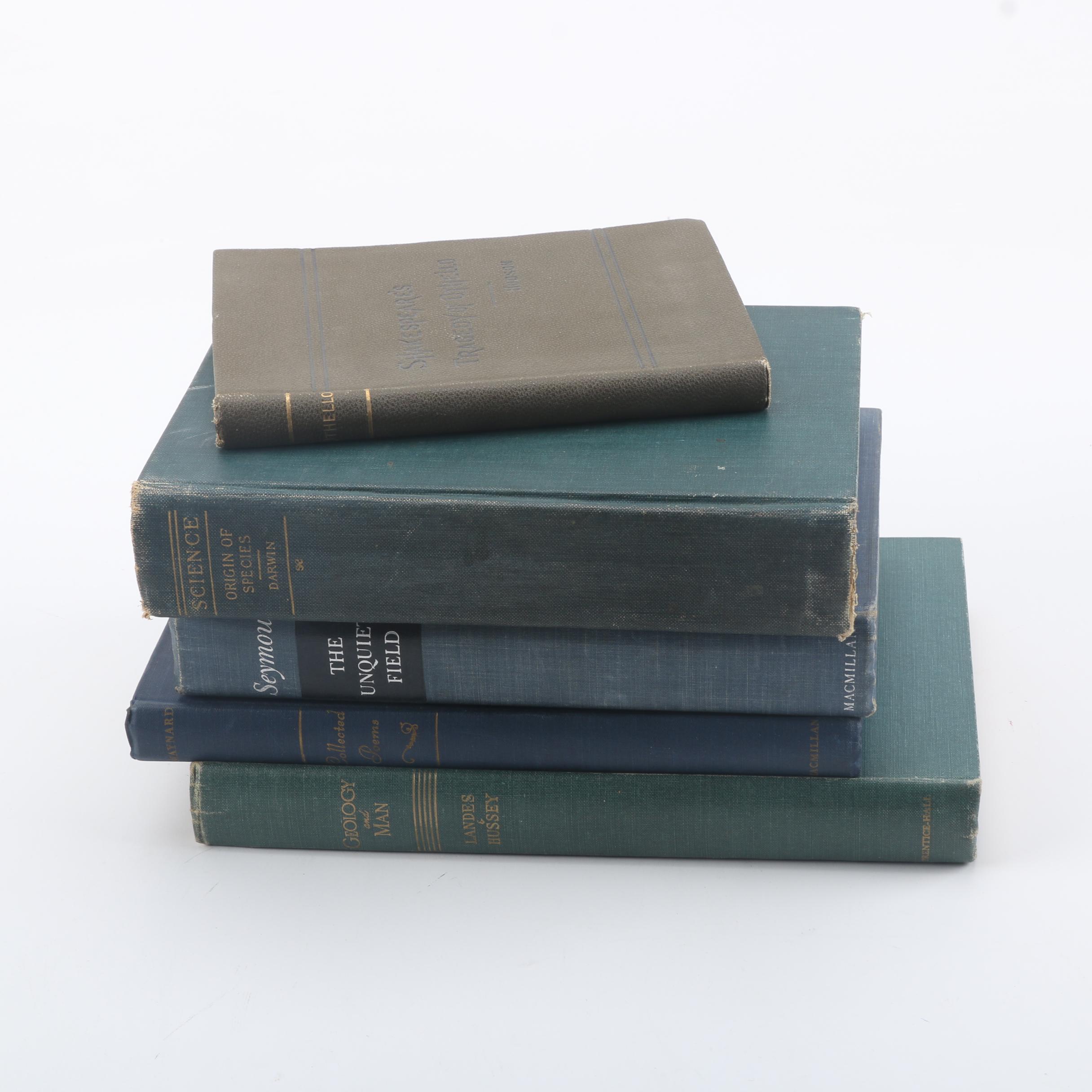 Assortment of Vintage Hardcover Books Including "Othello"