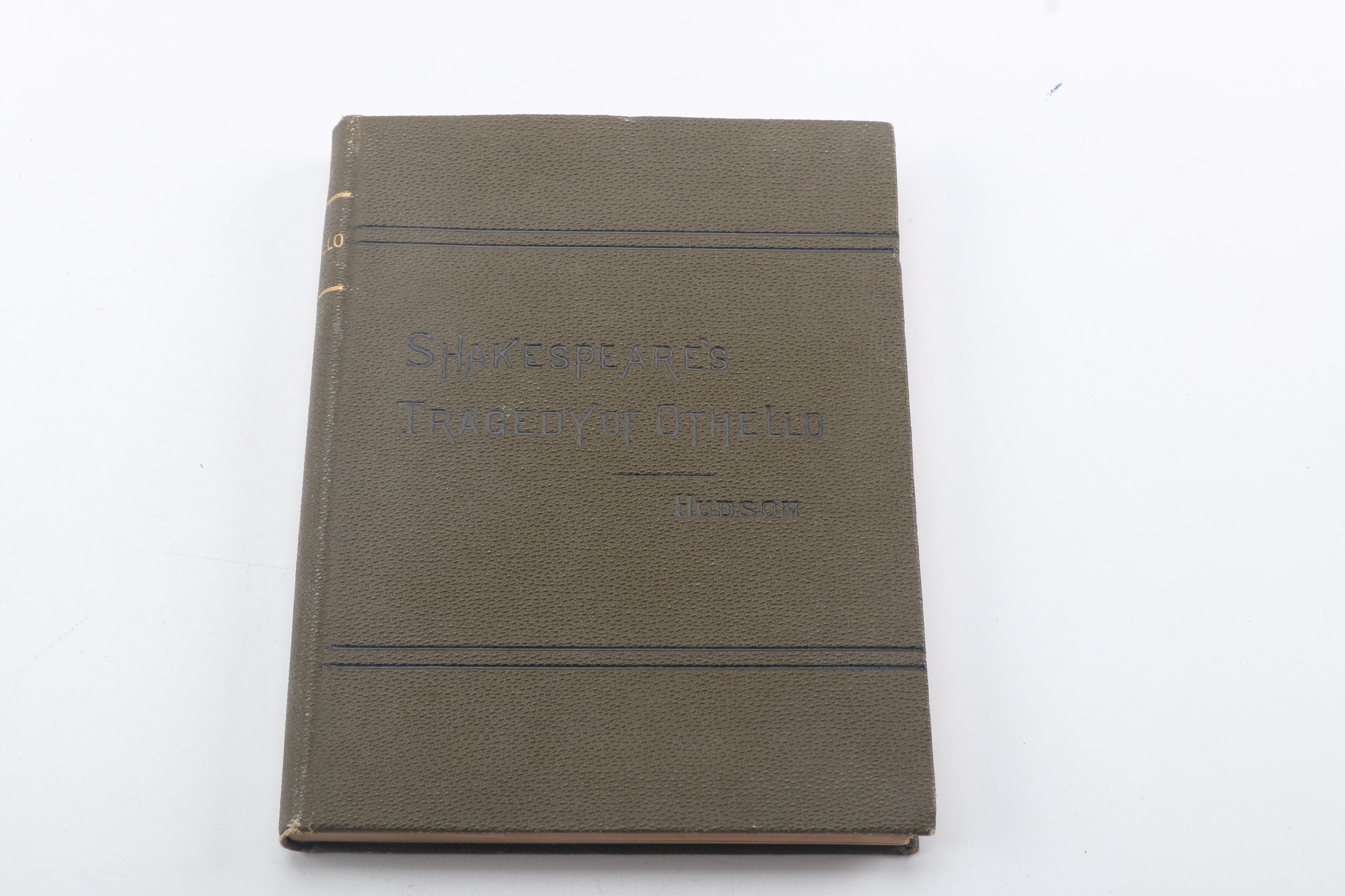 Assortment of Vintage Hardcover Books Including "Othello"