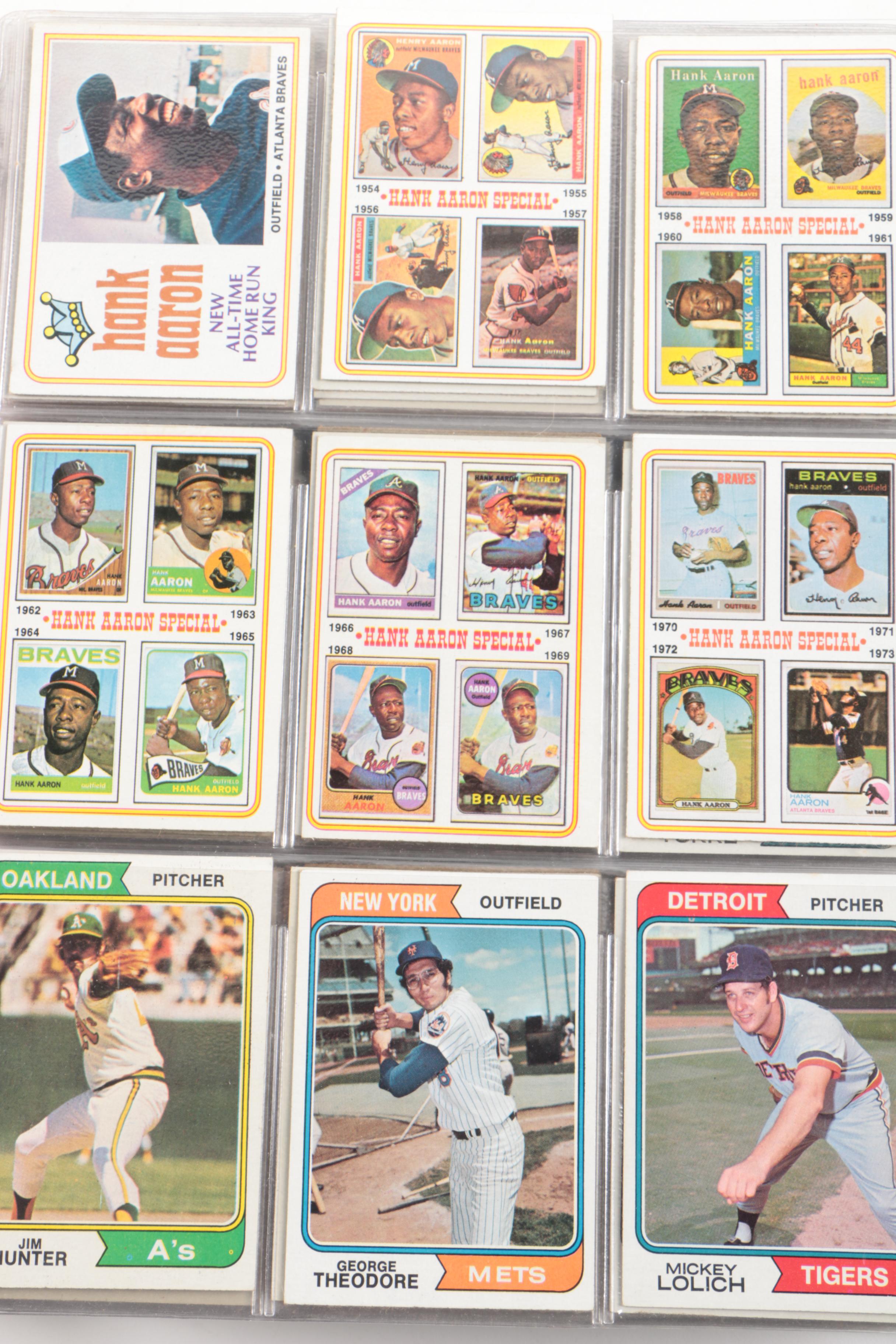 Collection of 1974 Topps Baseball Cards