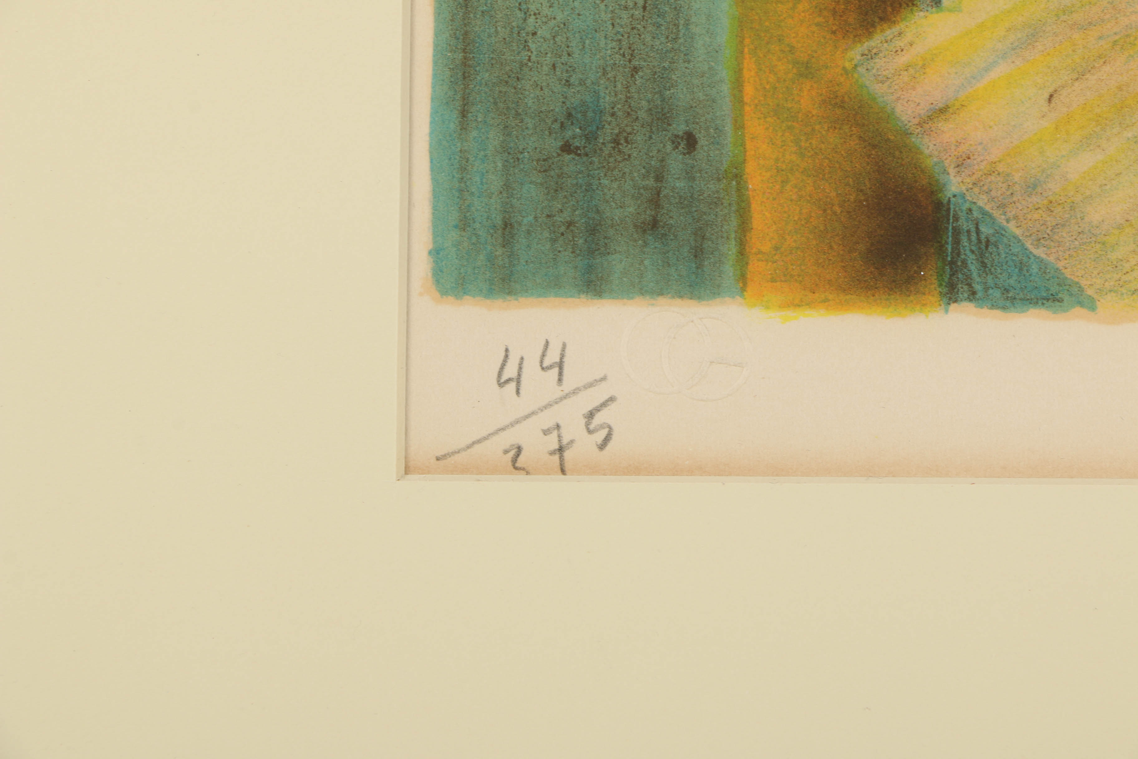 Angelina Lavernia Limited Edition Lithograph on Paper "Woman with Cat"