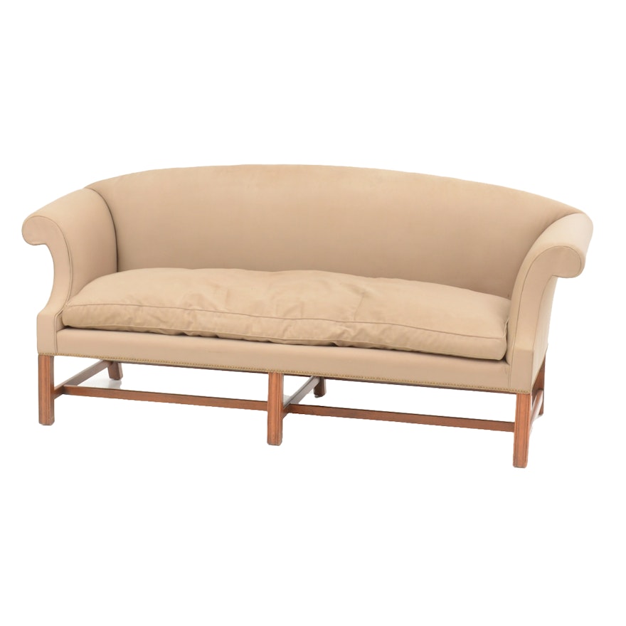 Contemporary Camel Back Sofa