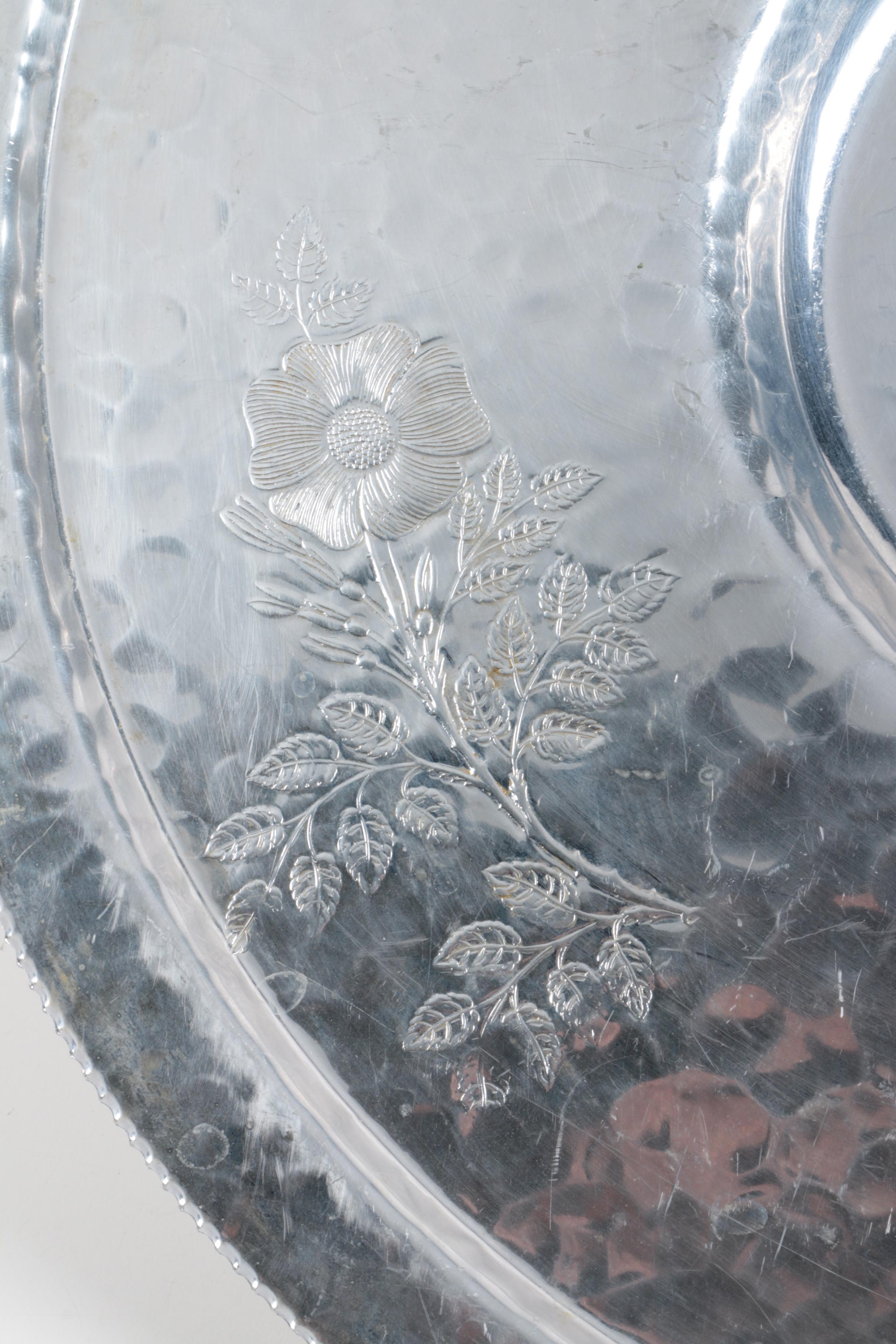 Pewter and Aluminum Serveware Assortment