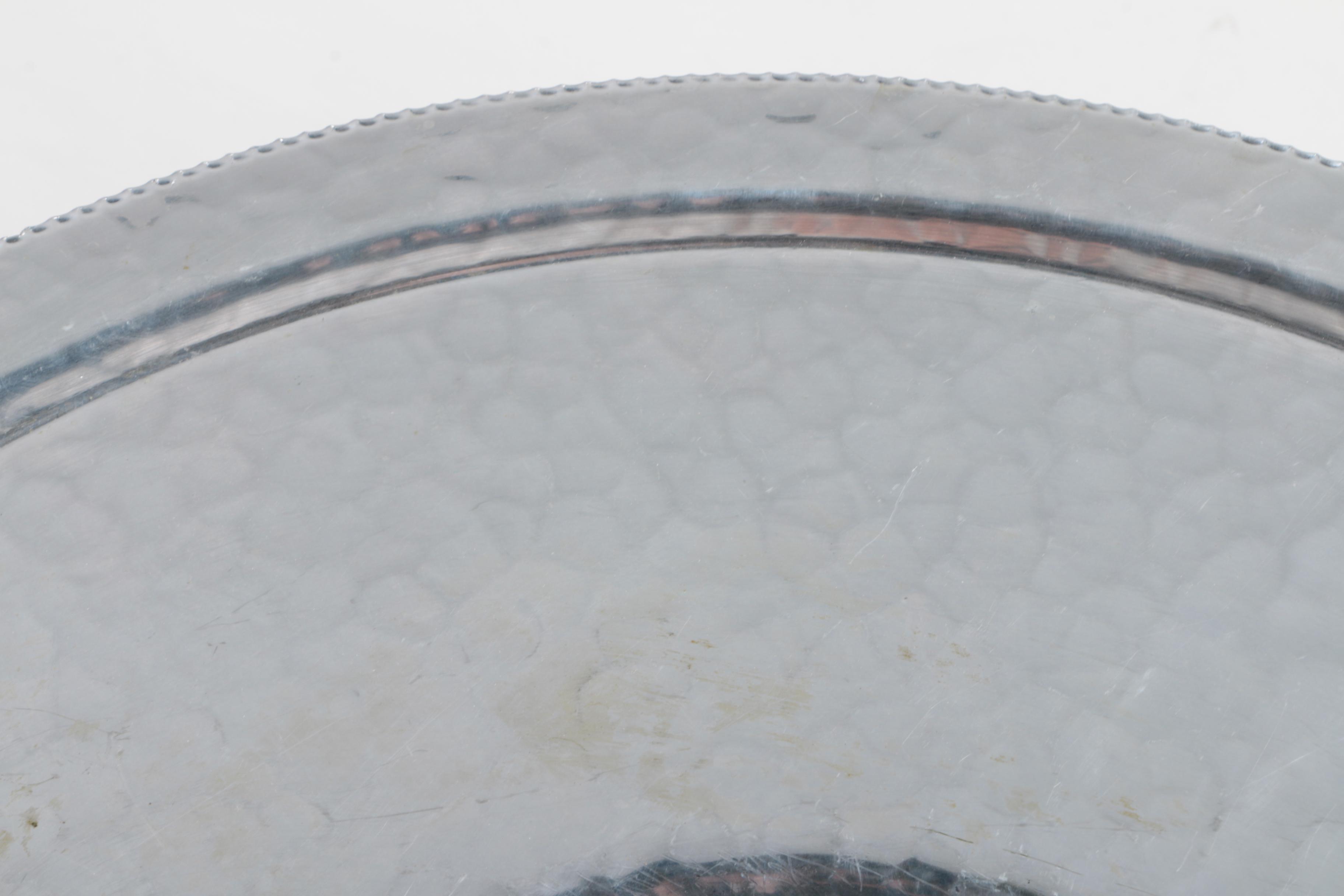 Pewter and Aluminum Serveware Assortment