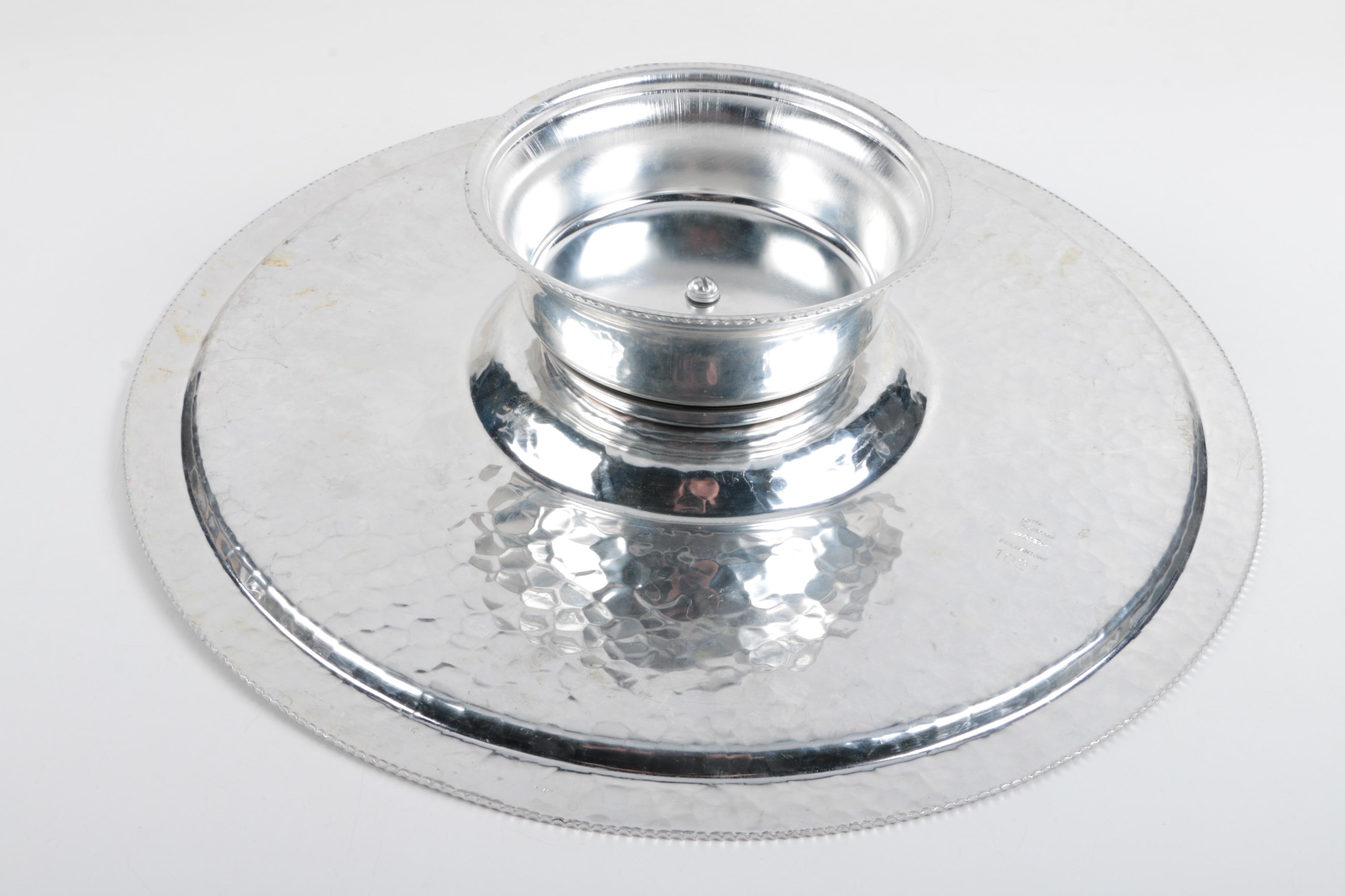 Pewter and Aluminum Serveware Assortment