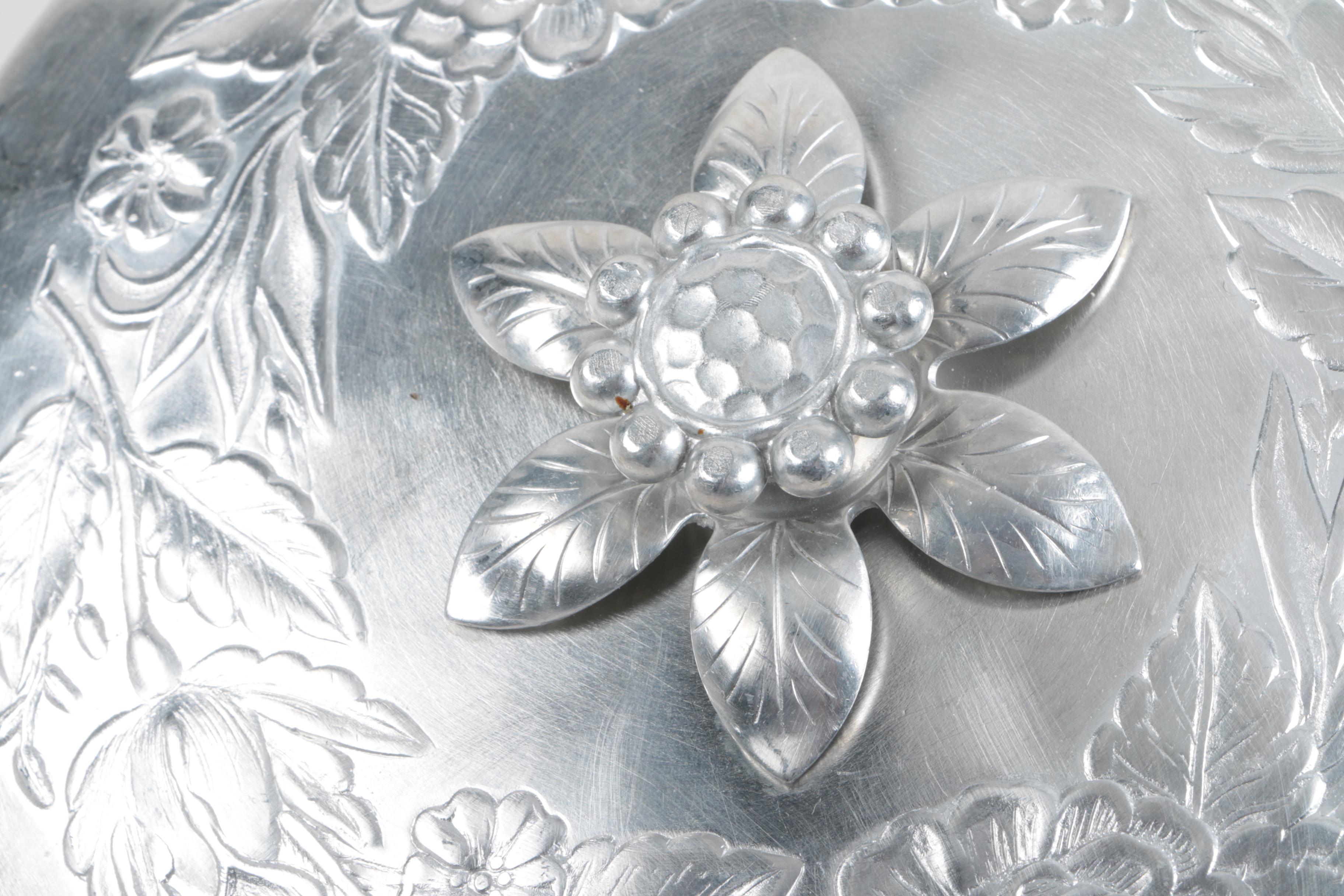 Pewter and Aluminum Serveware Assortment