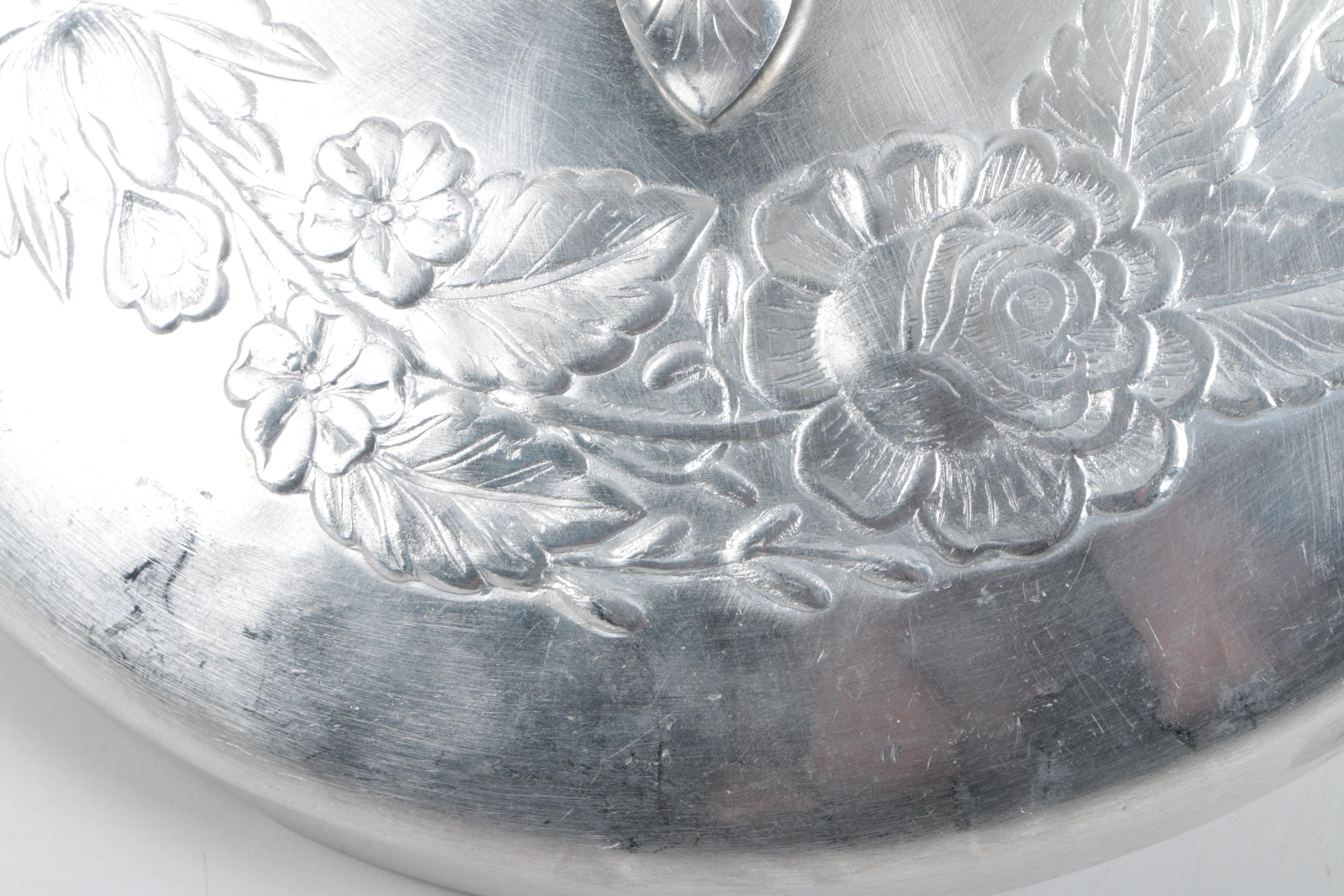 Pewter and Aluminum Serveware Assortment