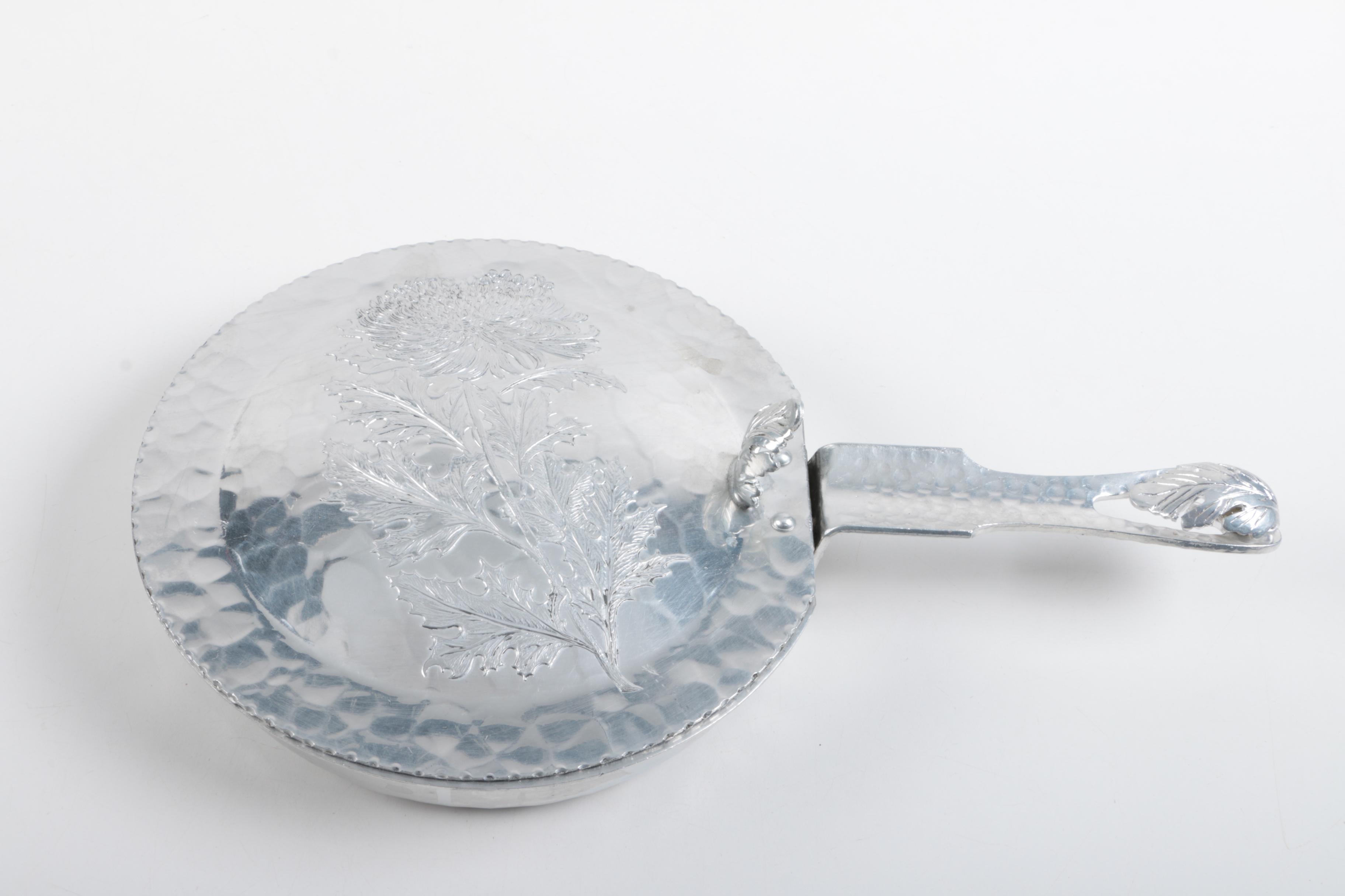 Pewter and Aluminum Serveware Assortment