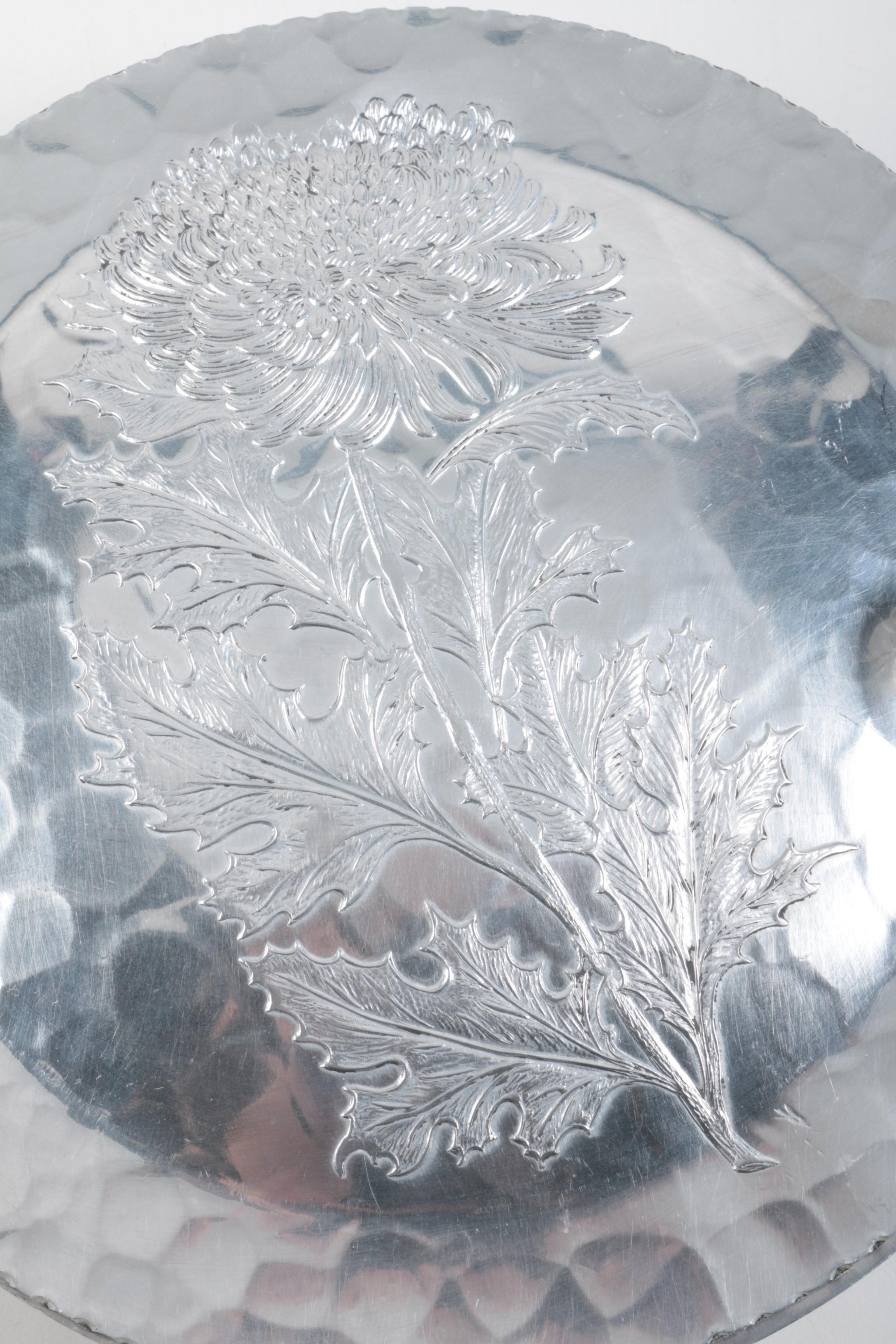 Pewter and Aluminum Serveware Assortment