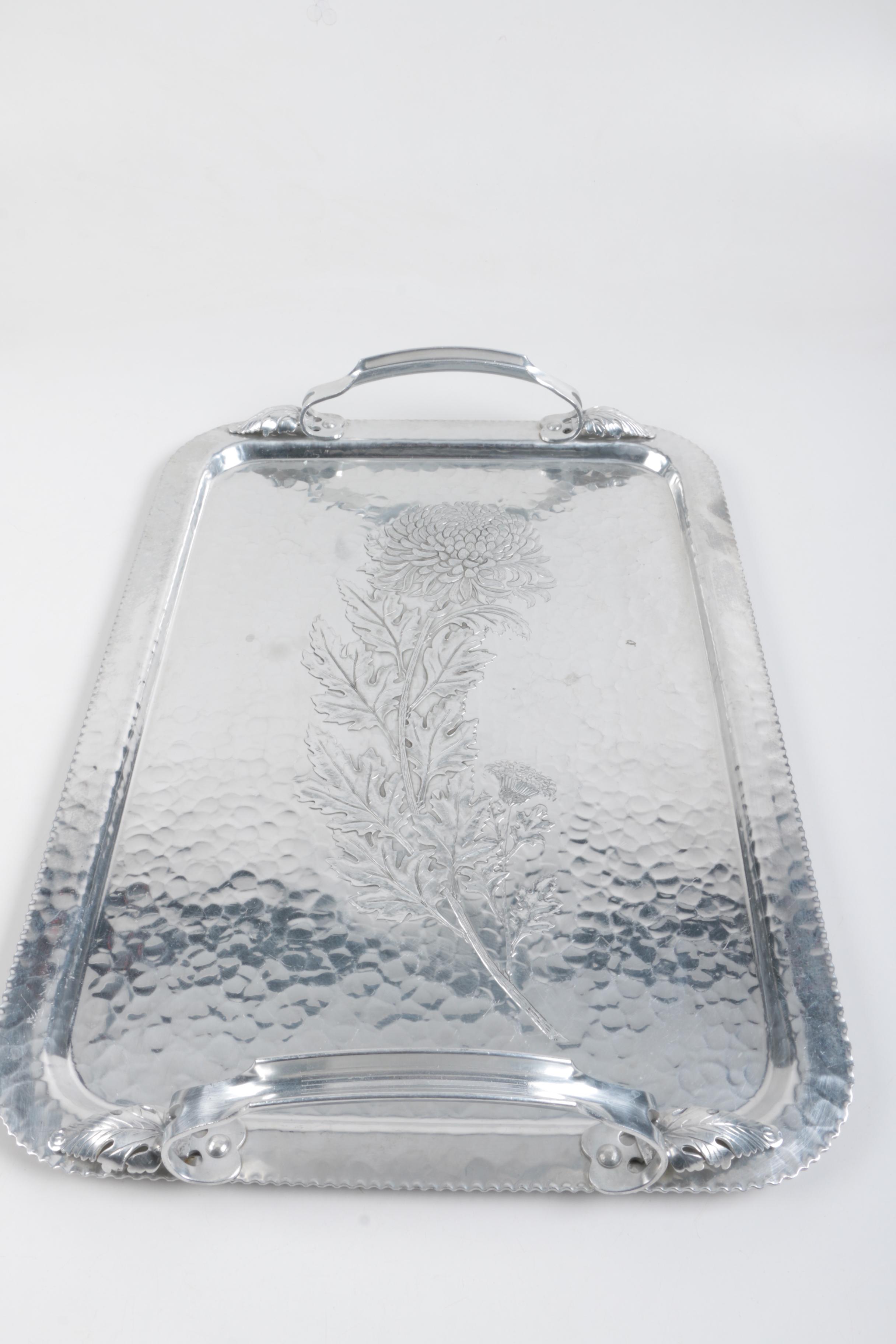 Pewter and Aluminum Serveware Assortment