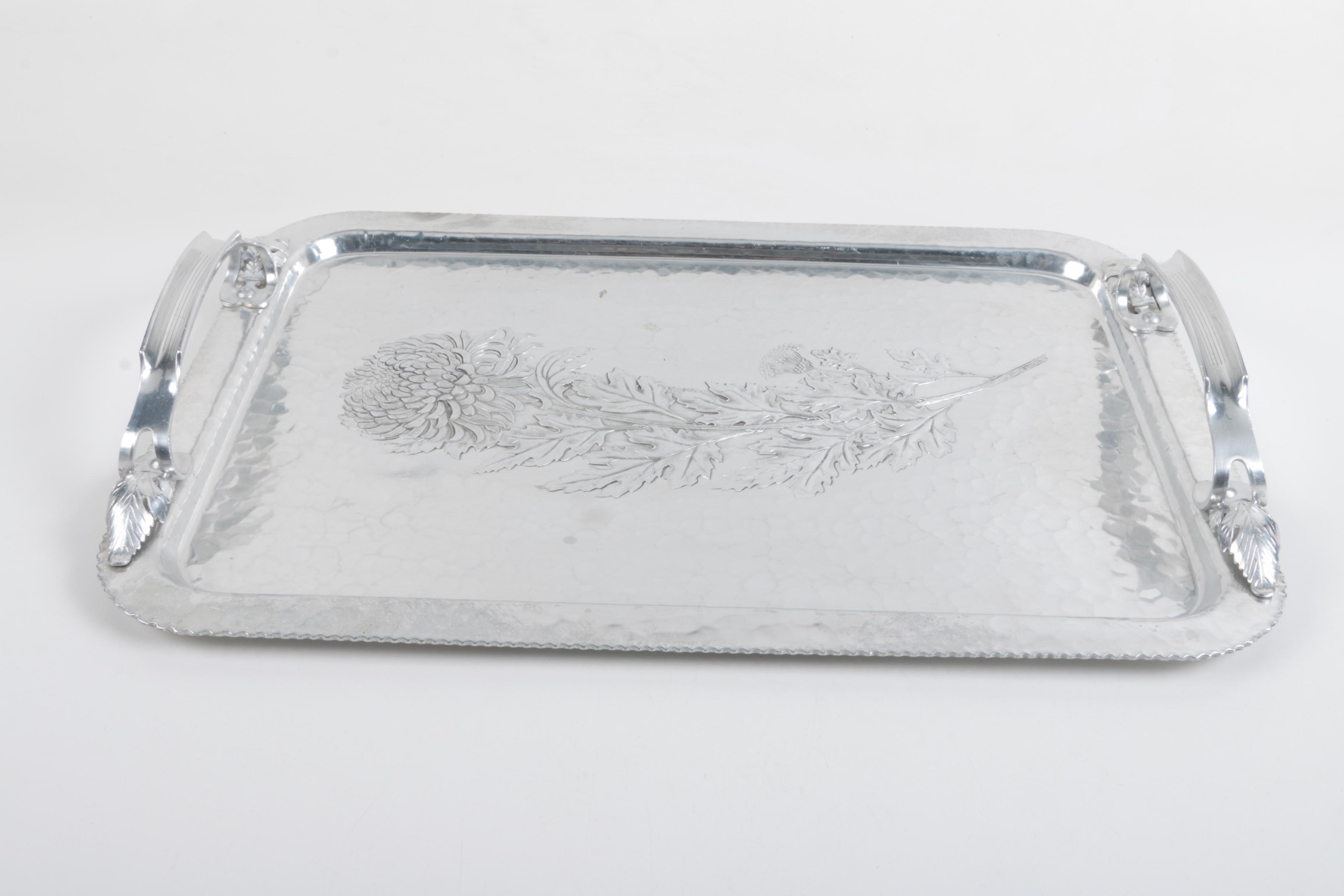 Pewter and Aluminum Serveware Assortment