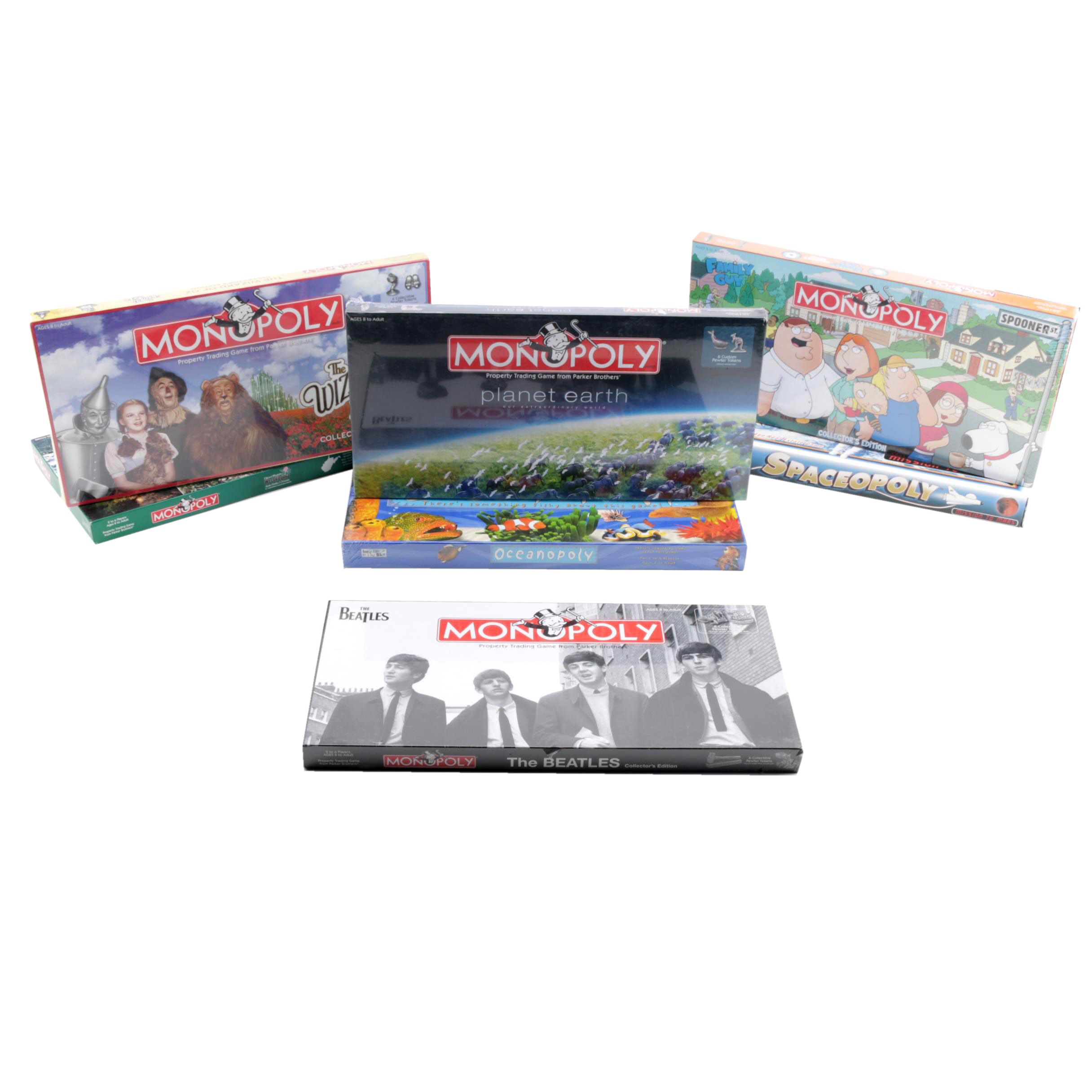 Collection of Official Monopoly Editions and Third Part Versions