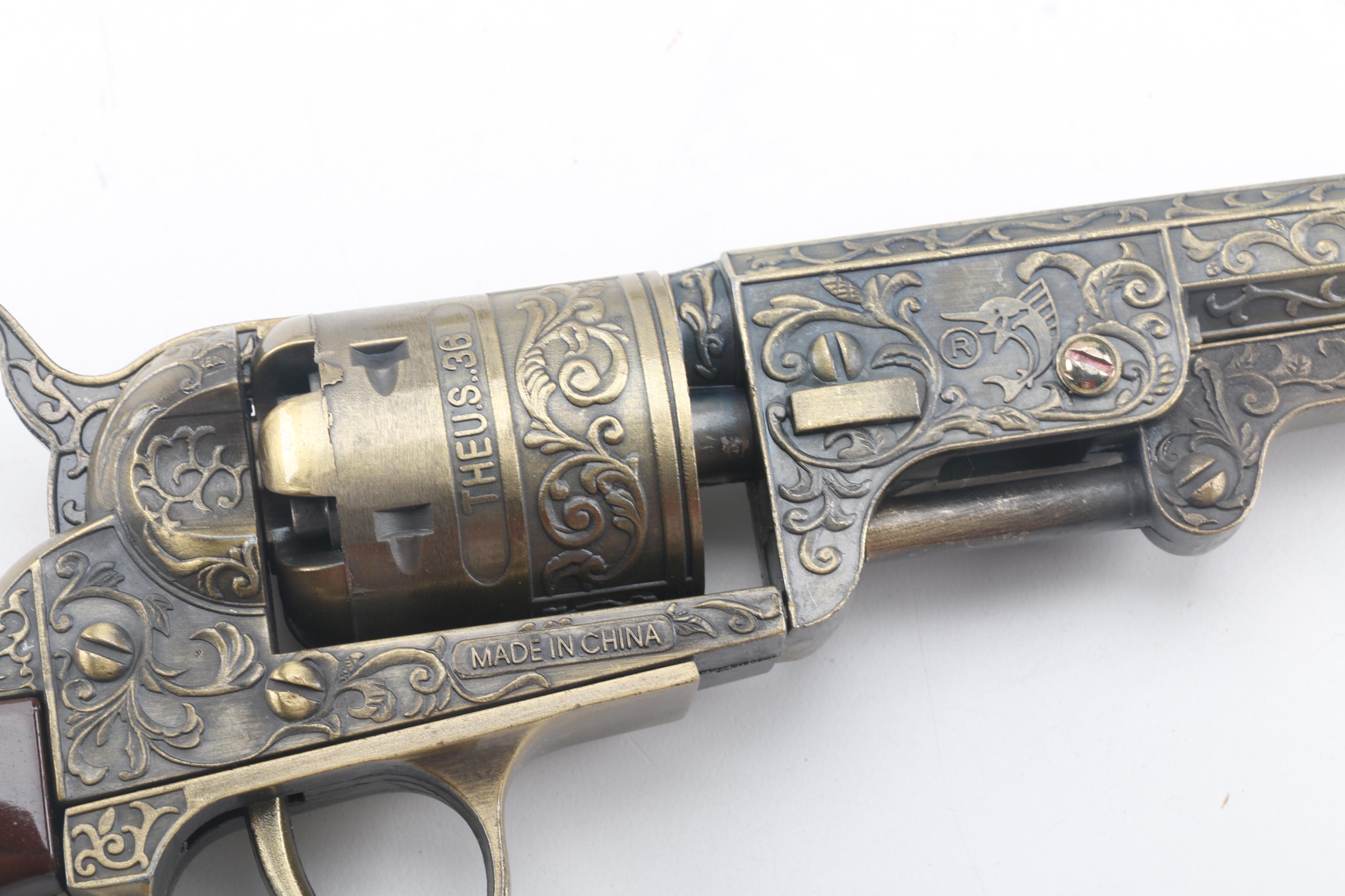 Collection of Replica Pistols featuring Baby Philadelphia Derringer