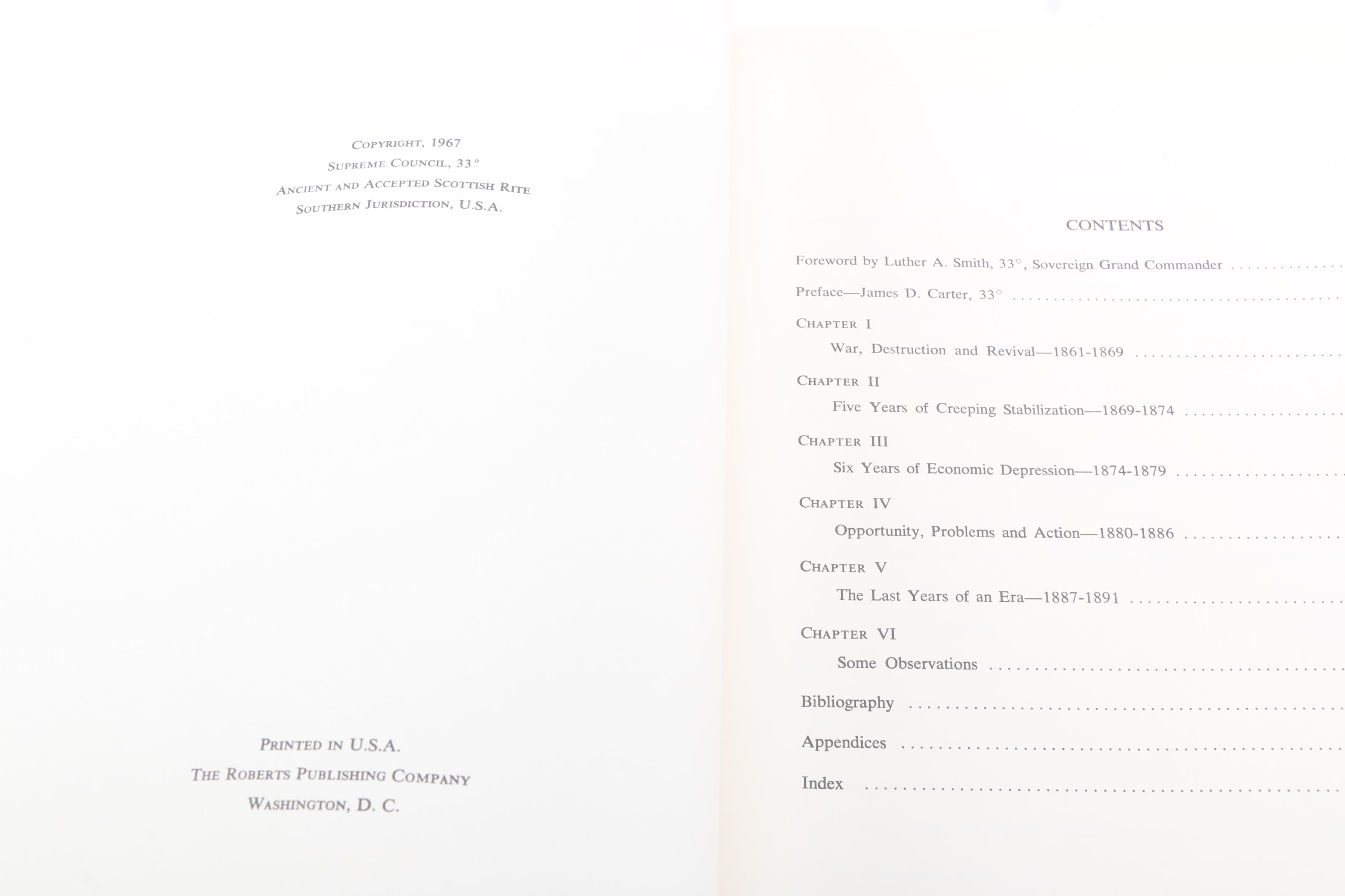 A copy of History of the Supreme Council